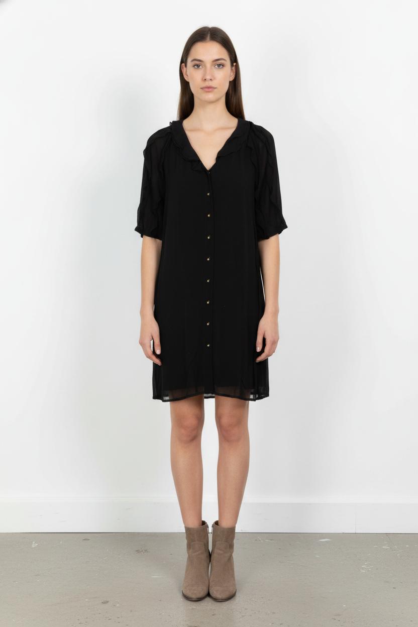 Robe courte & midi SEZANE - Seconde main Noir