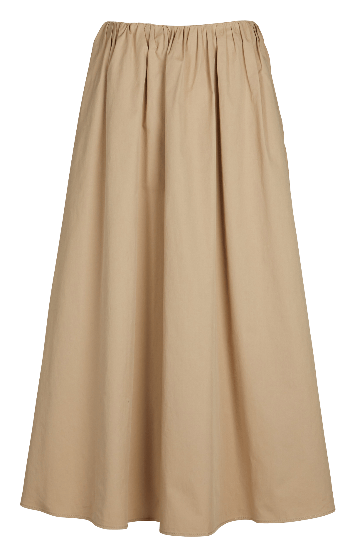 Ausgestellter Rock aus Baumwolle MAX MARA WEEK END Beige