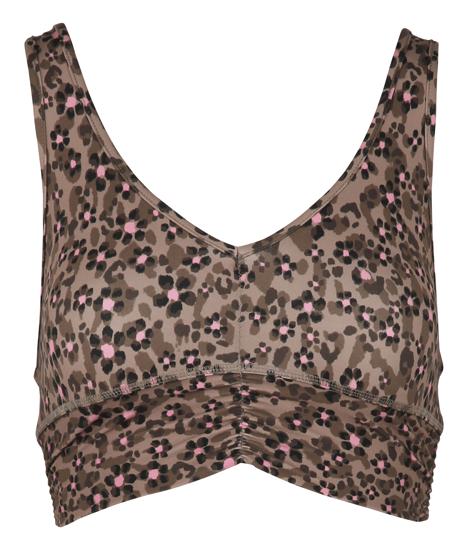 Bustier mit Print BANANA MOON Braun