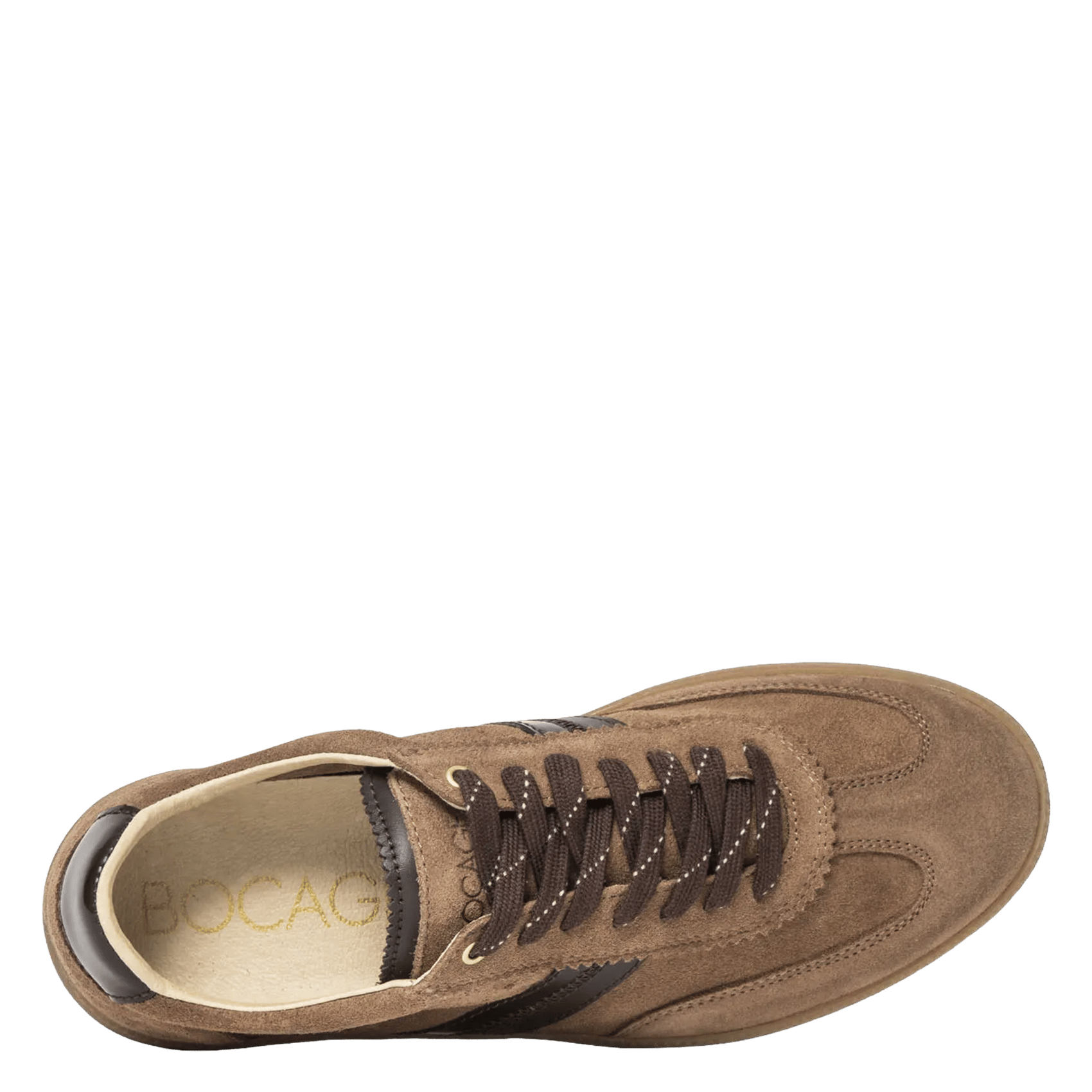 Baskets basses en cuir BOCAGE Beige