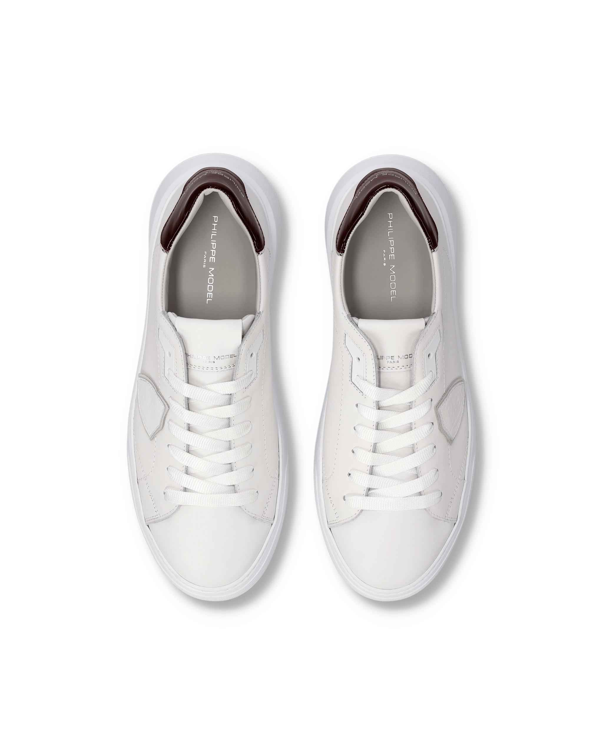 Tennis Temple Sneakers. PHILIPPE MODEL White