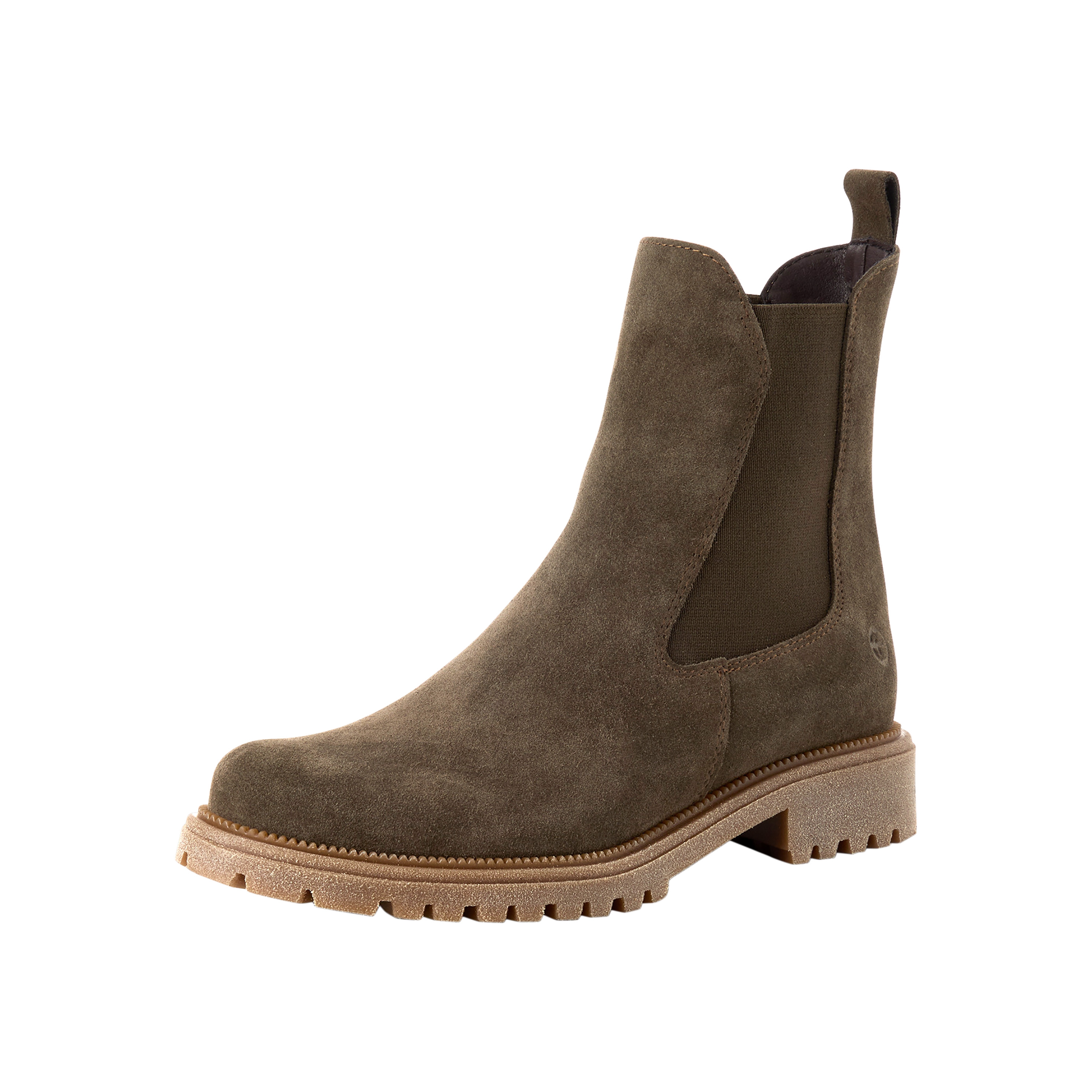 Chelsea leather ankle boots TAMARIS Green