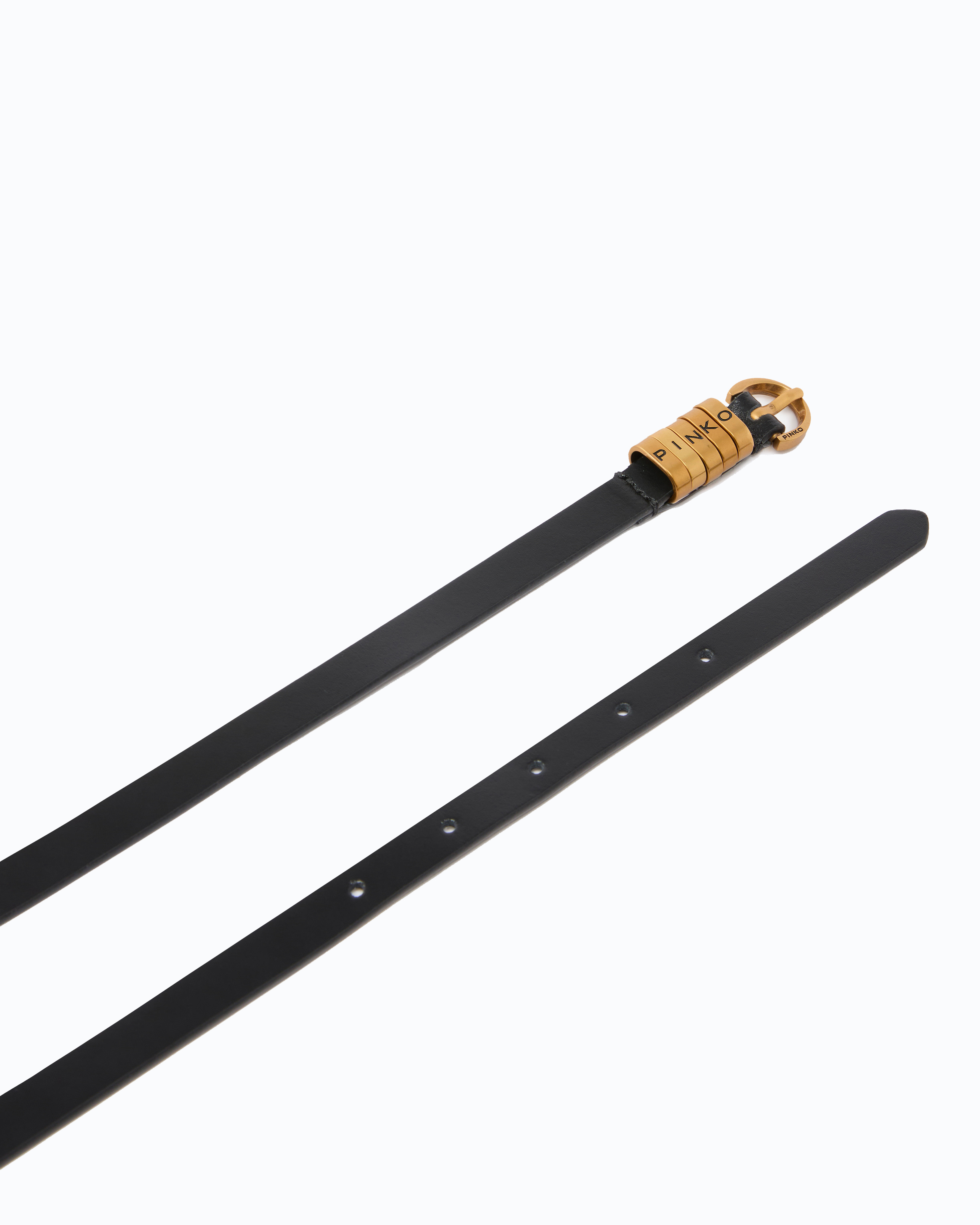 Belt with Pinko logo 1.2 cm PINKO Black