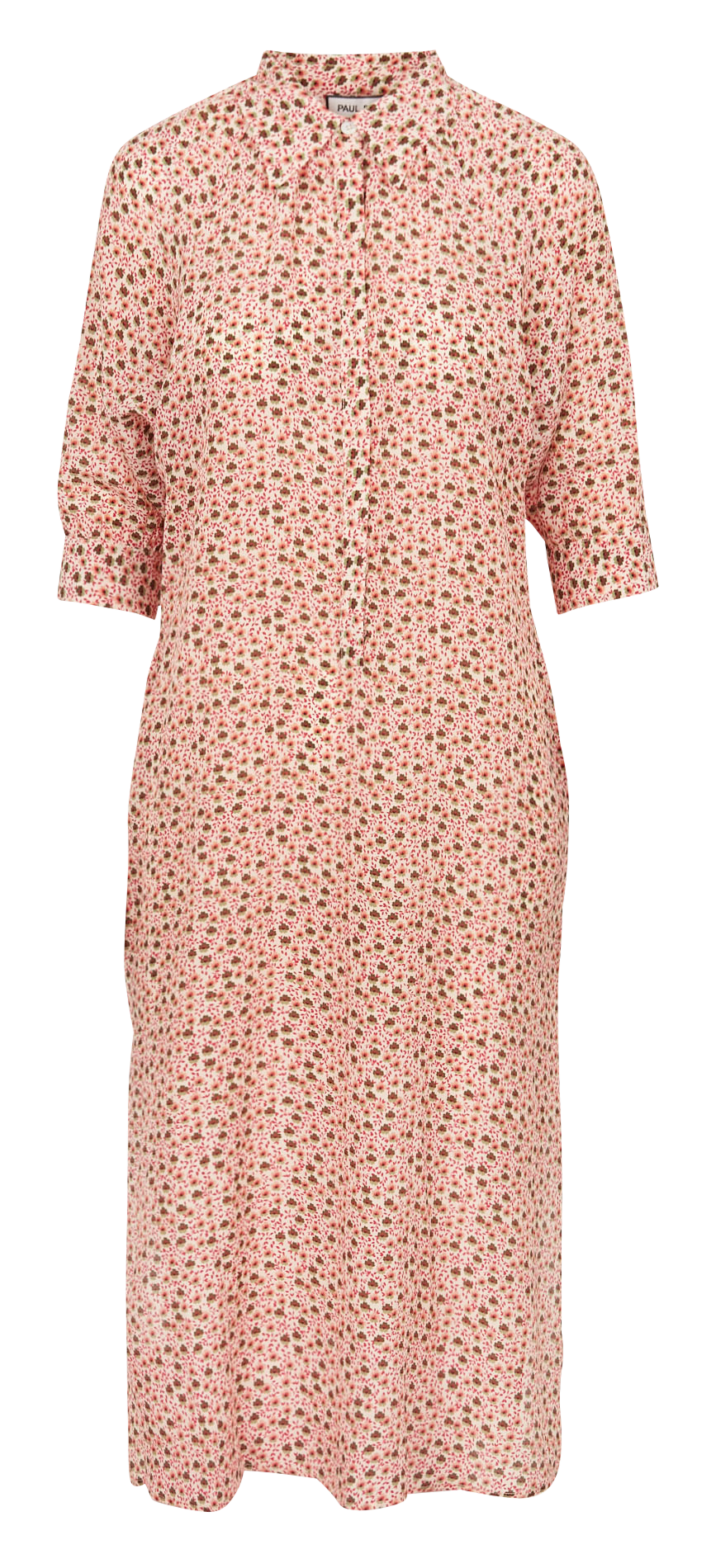 Robe chemise à col classique PAUL AND JOE Rose