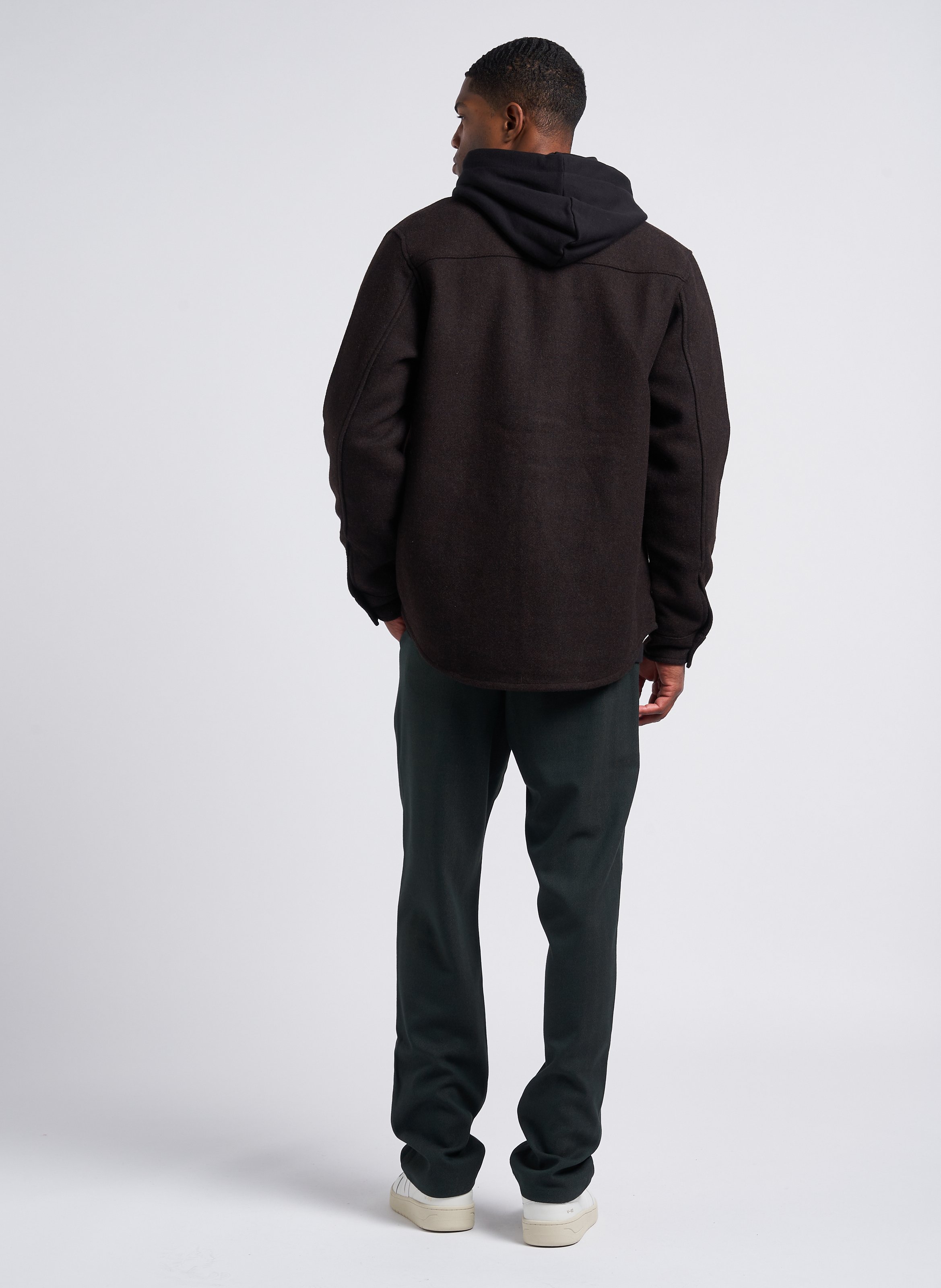 Kapuzensweatshirt aus Bio-Baumwolle KNOWLEDGE COTTON APPAREL Schwarz