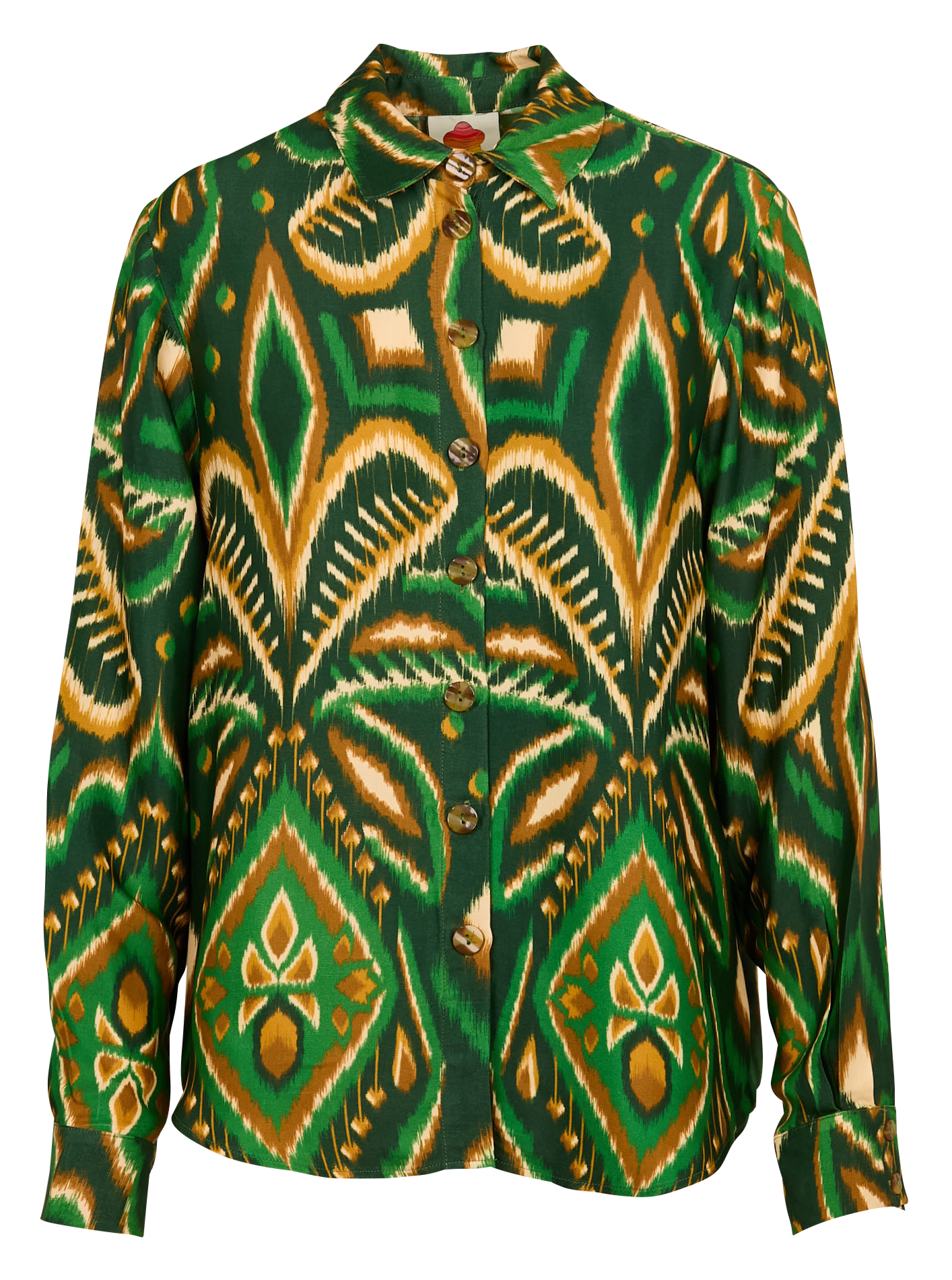 Camden printed shirt FARM RIO Green