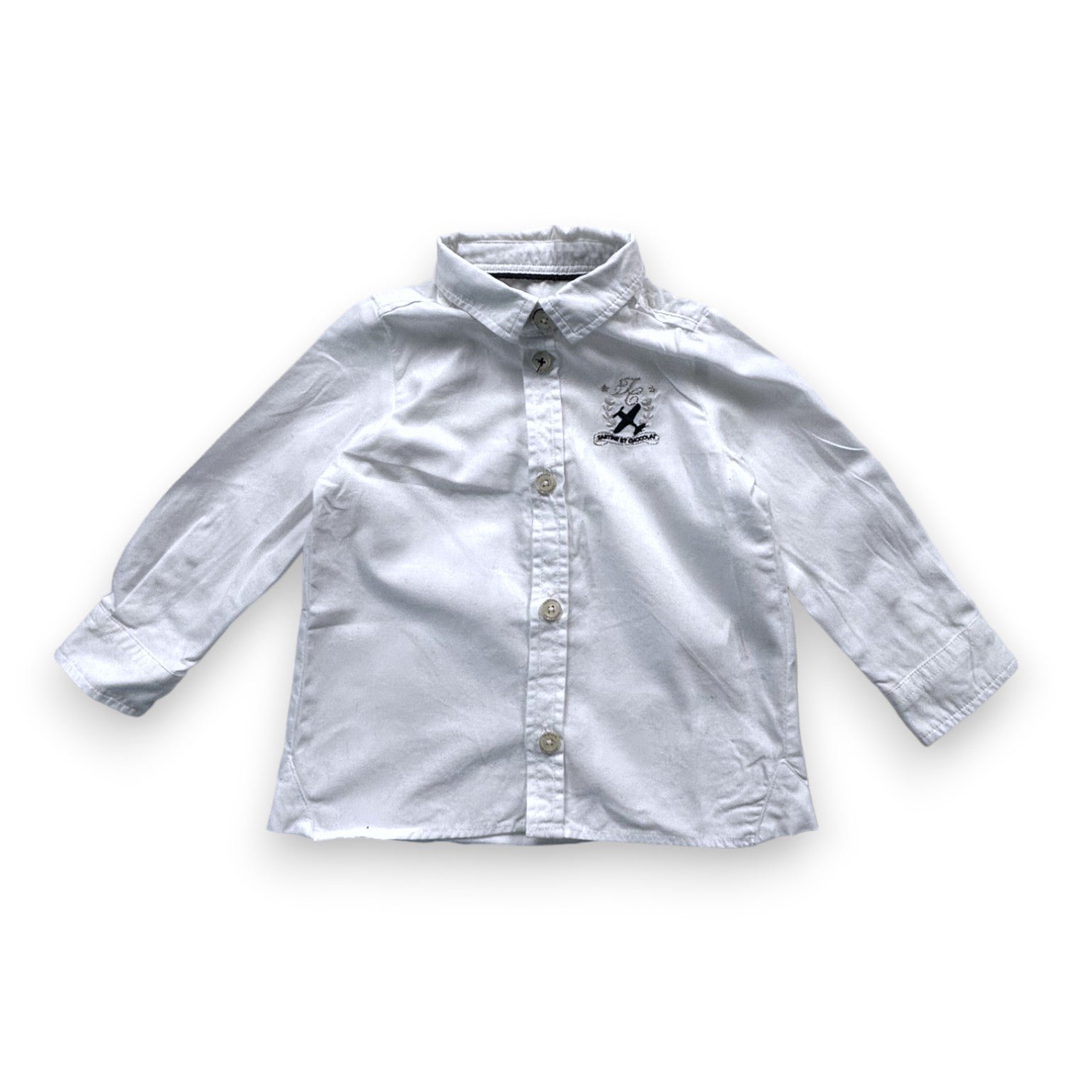 White baby shirt - 12 months TARTINE ET CHOCOLAT - seconde-main White