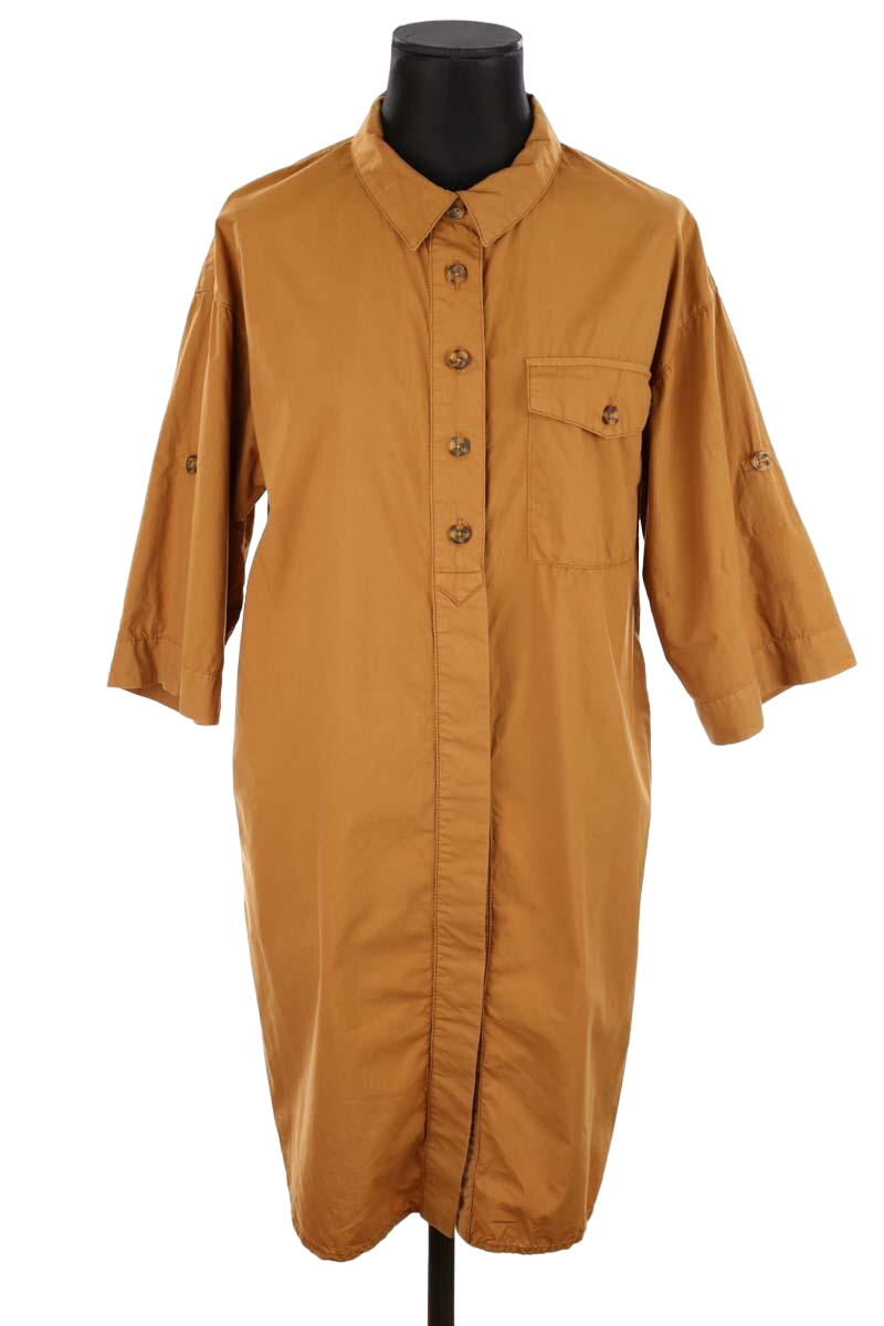 Cotton dress CHLOE STORA - SECONDE MAIN Brown