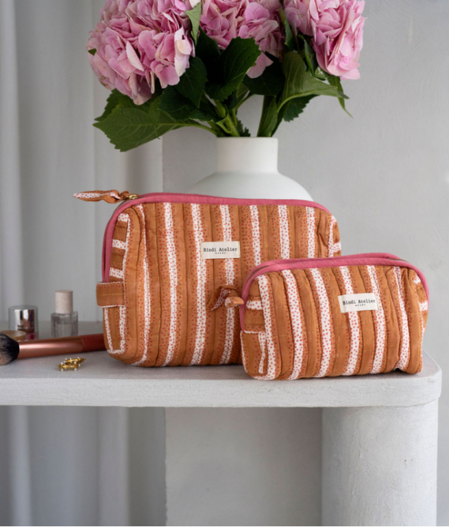 Make-up bag BINDI ATELIER Orange