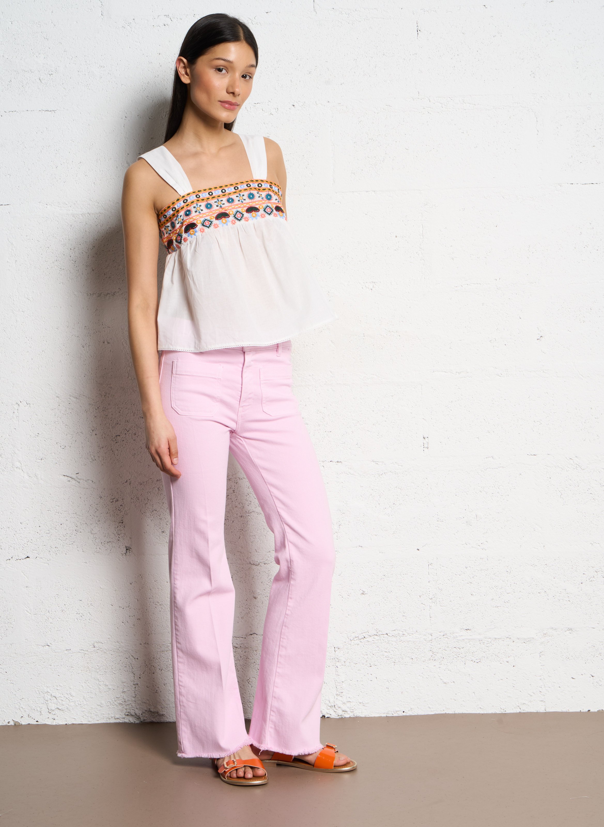Wide-leg pants ACQUAVERDE Pink