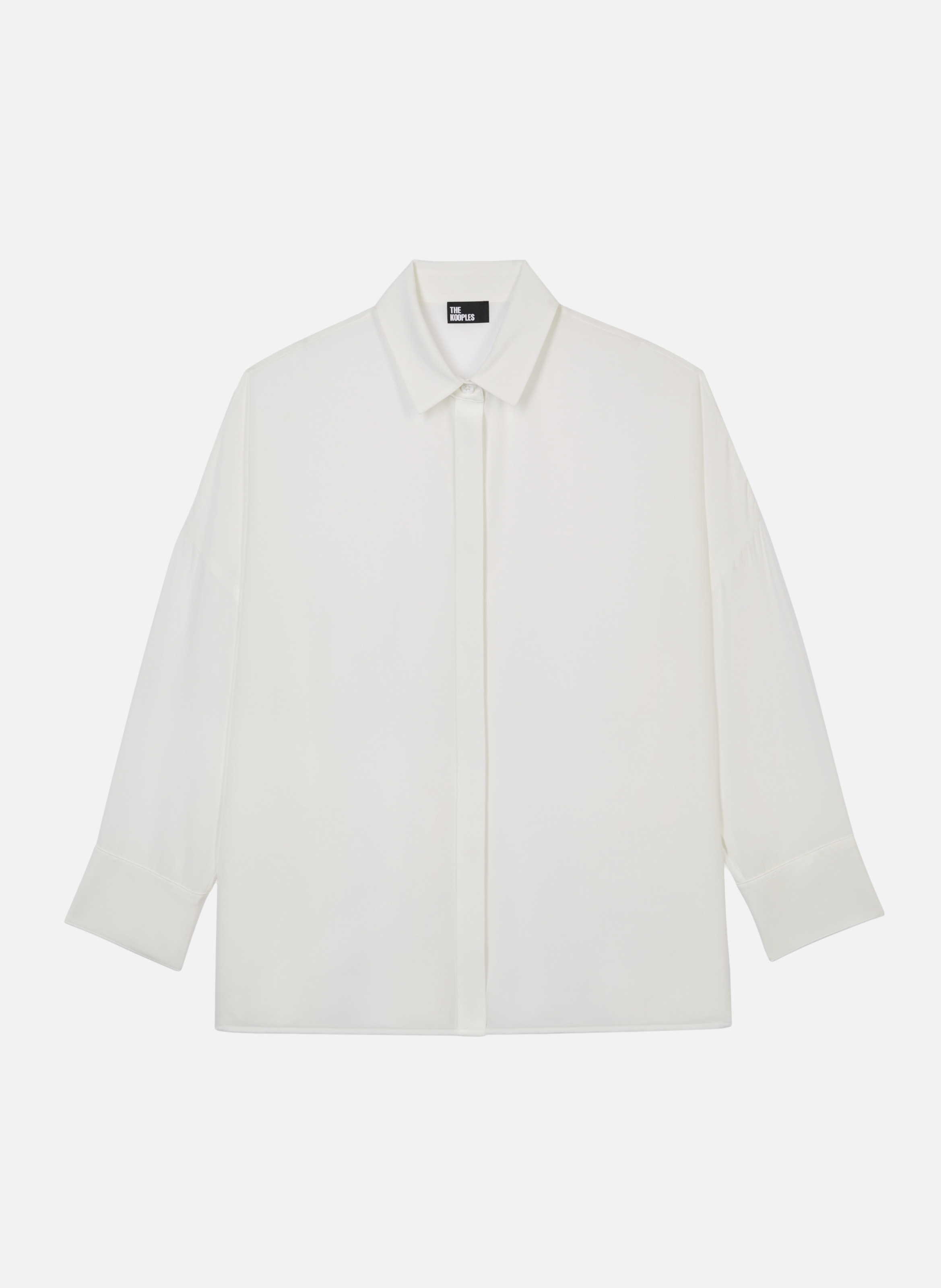 Oversized washed silk shirt THE KOOPLES White