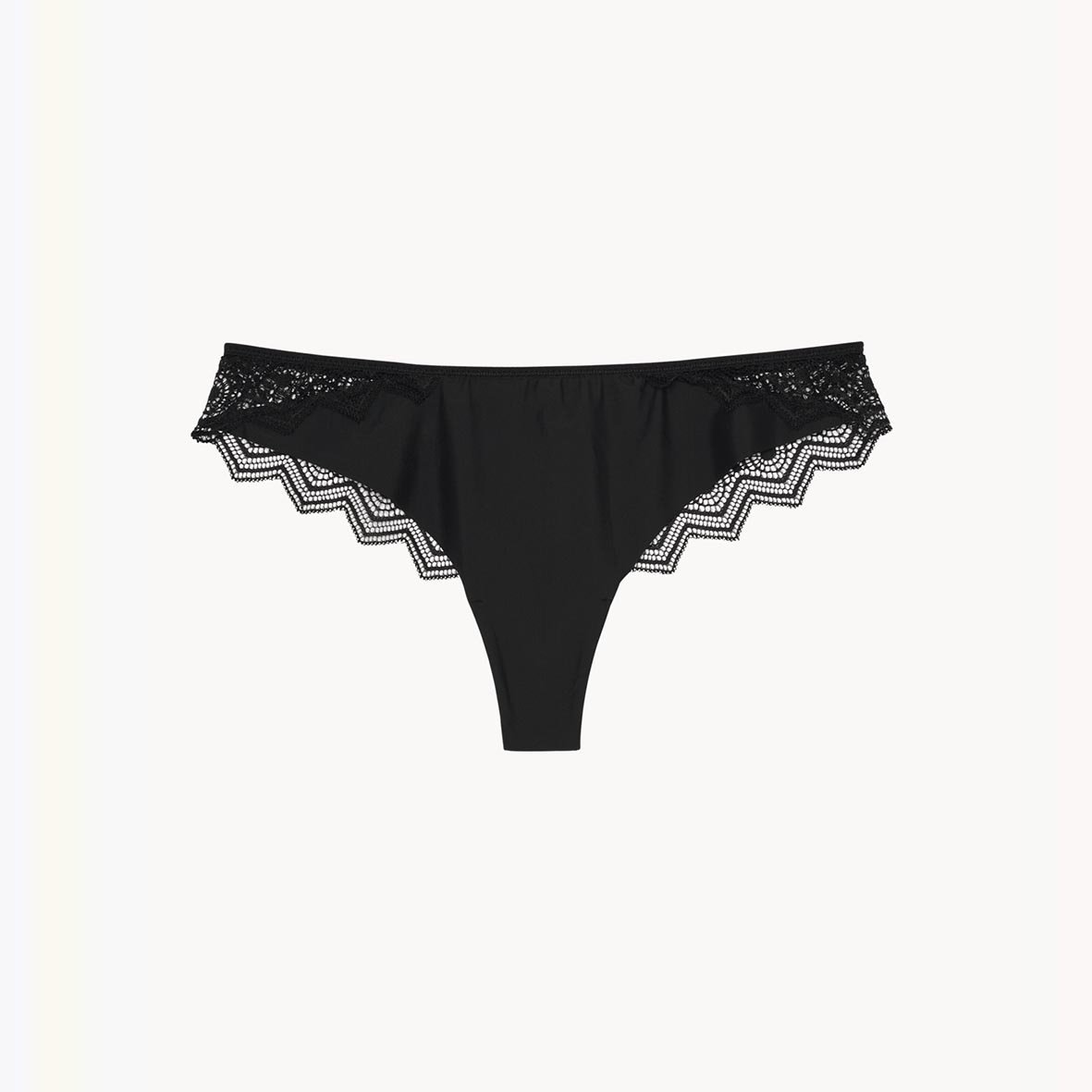 Cotton tanga PASSIONATA Black