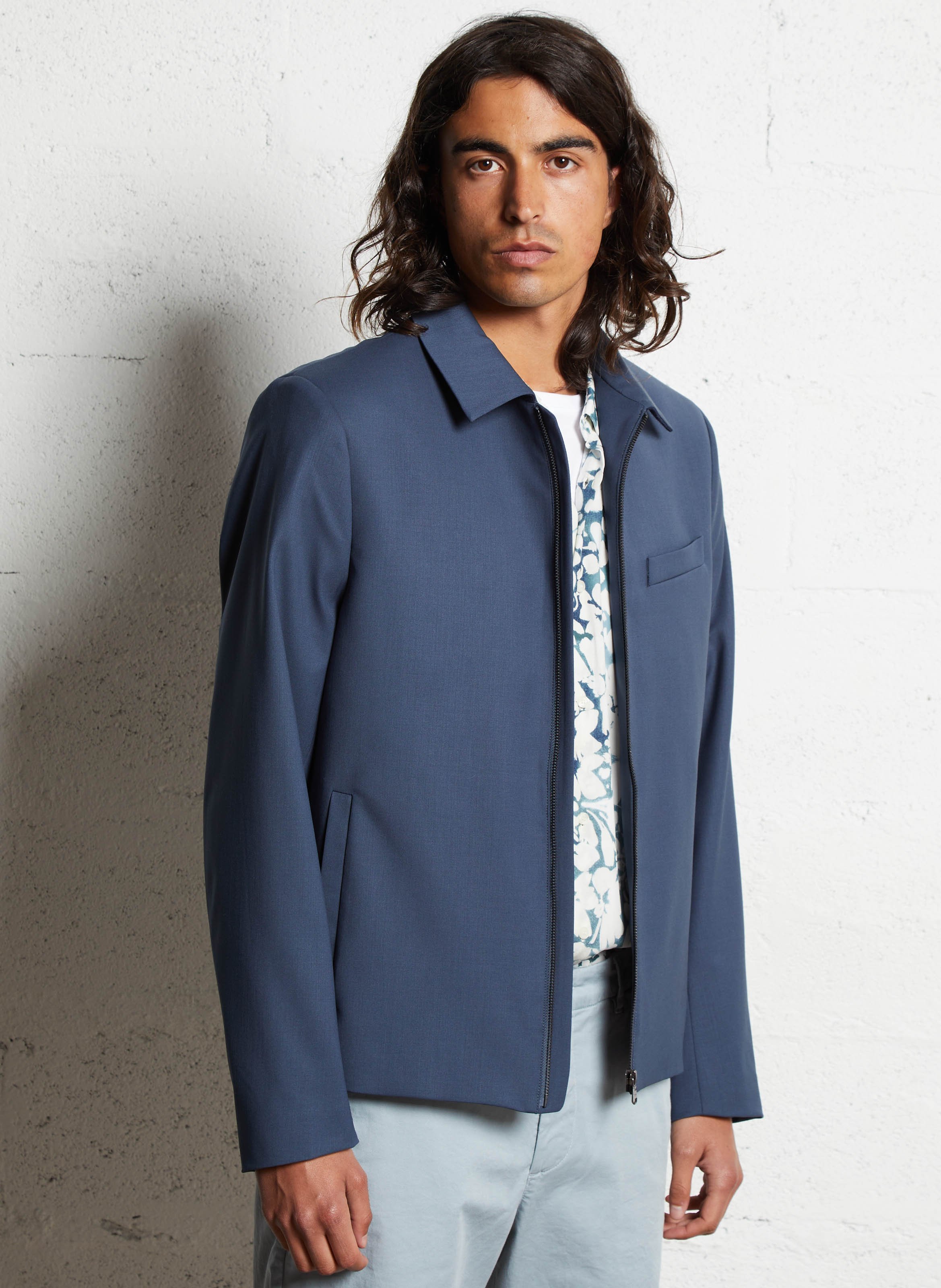 Jacke mit Hemdkragen IKKS Blau