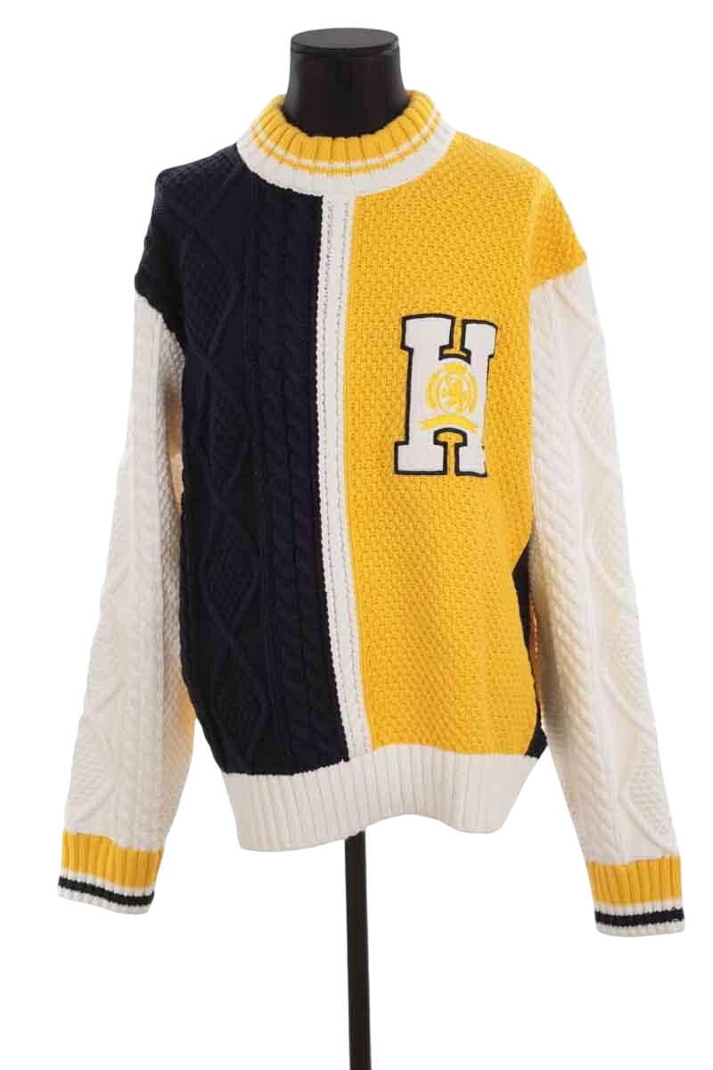 Cotton pullover TOMMY HILFIGER - SECONDE MAIN Yellow