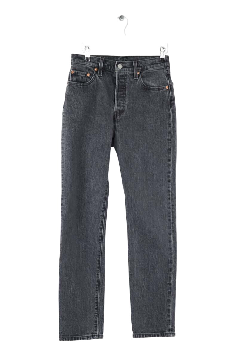 Cotton skinny jeans LEVI'S - Seconde main Black