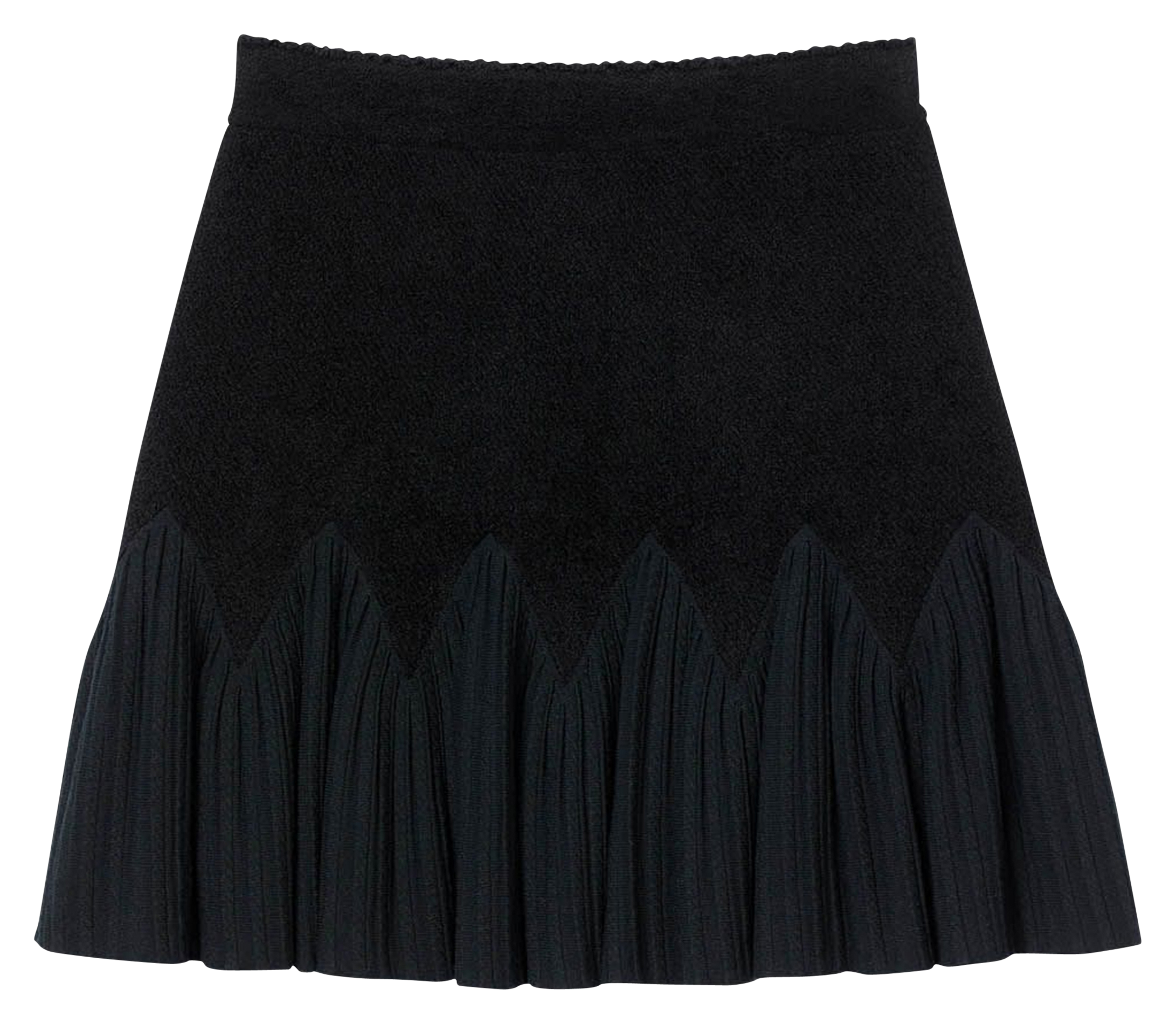 Flared Mini Skirt SANDRO Black