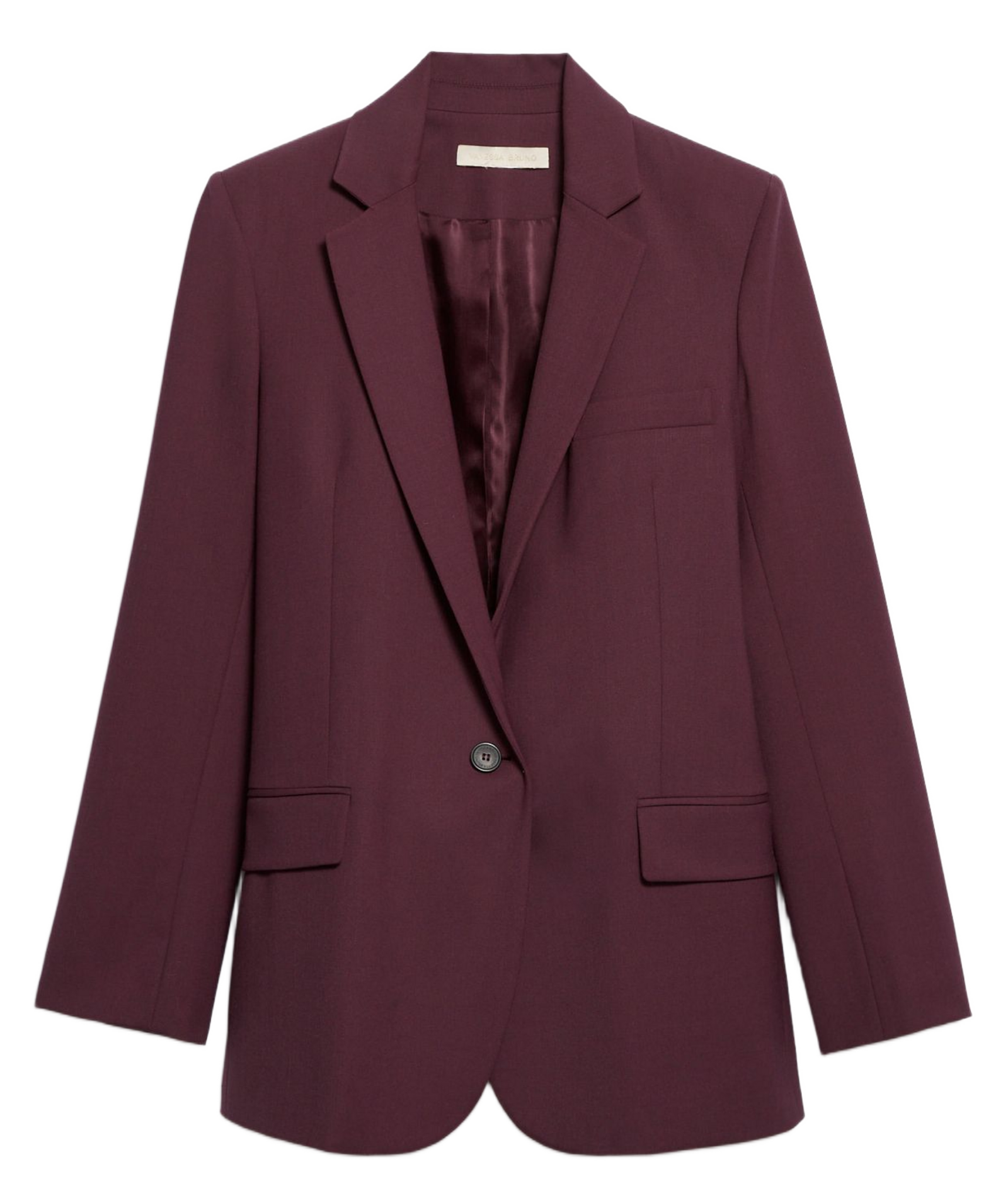 Veste de tailleur droite boutonnée TILIA Bordeaux