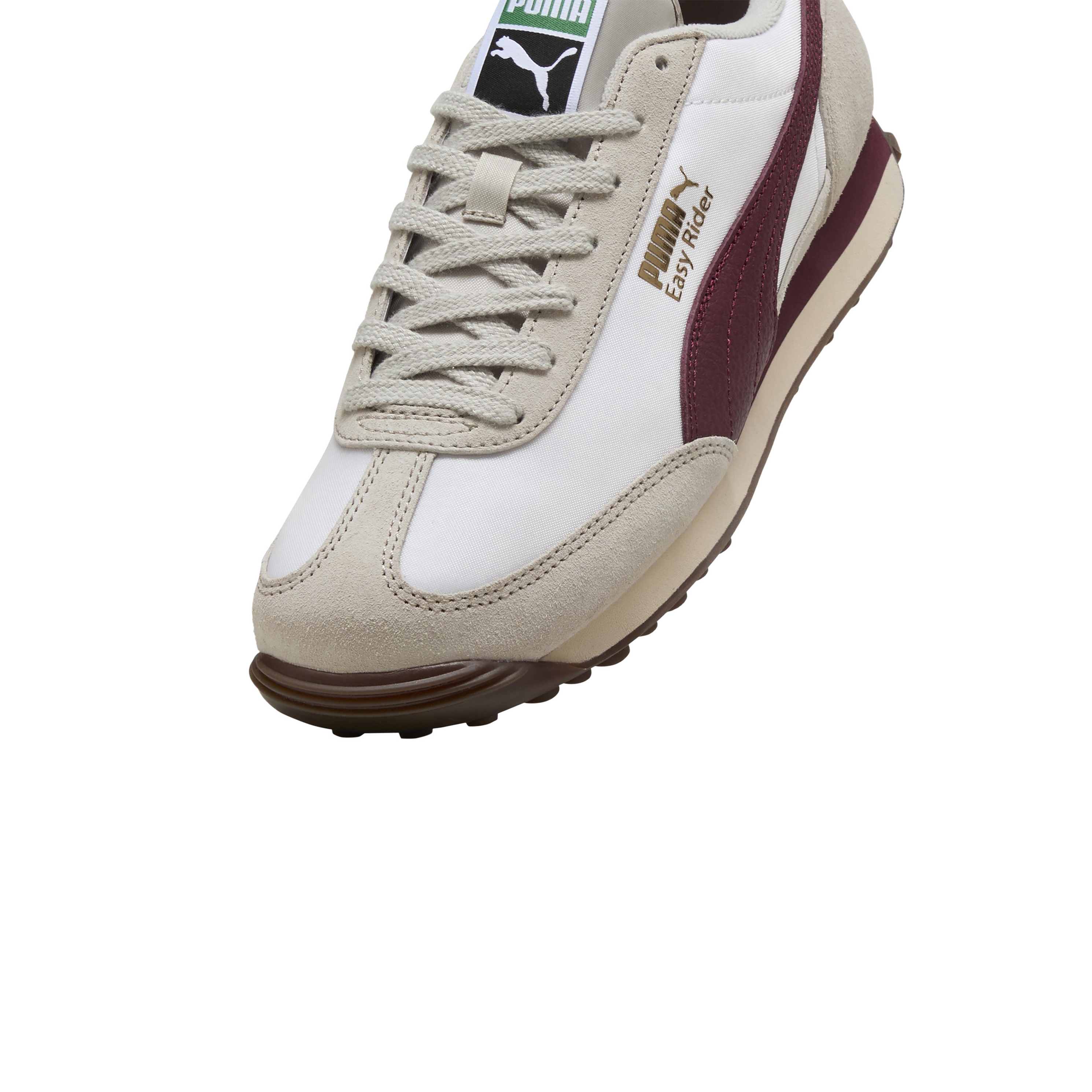 Easy Rider Vintage Leather Sneakers PUMA White