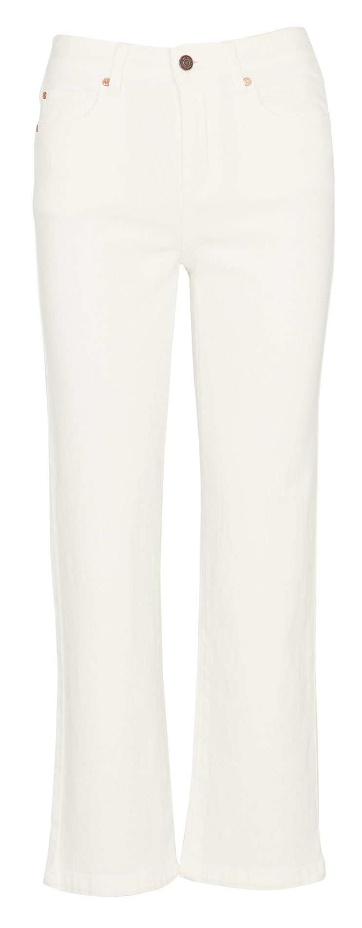 Jean droit en coton mélangé MKT Beige