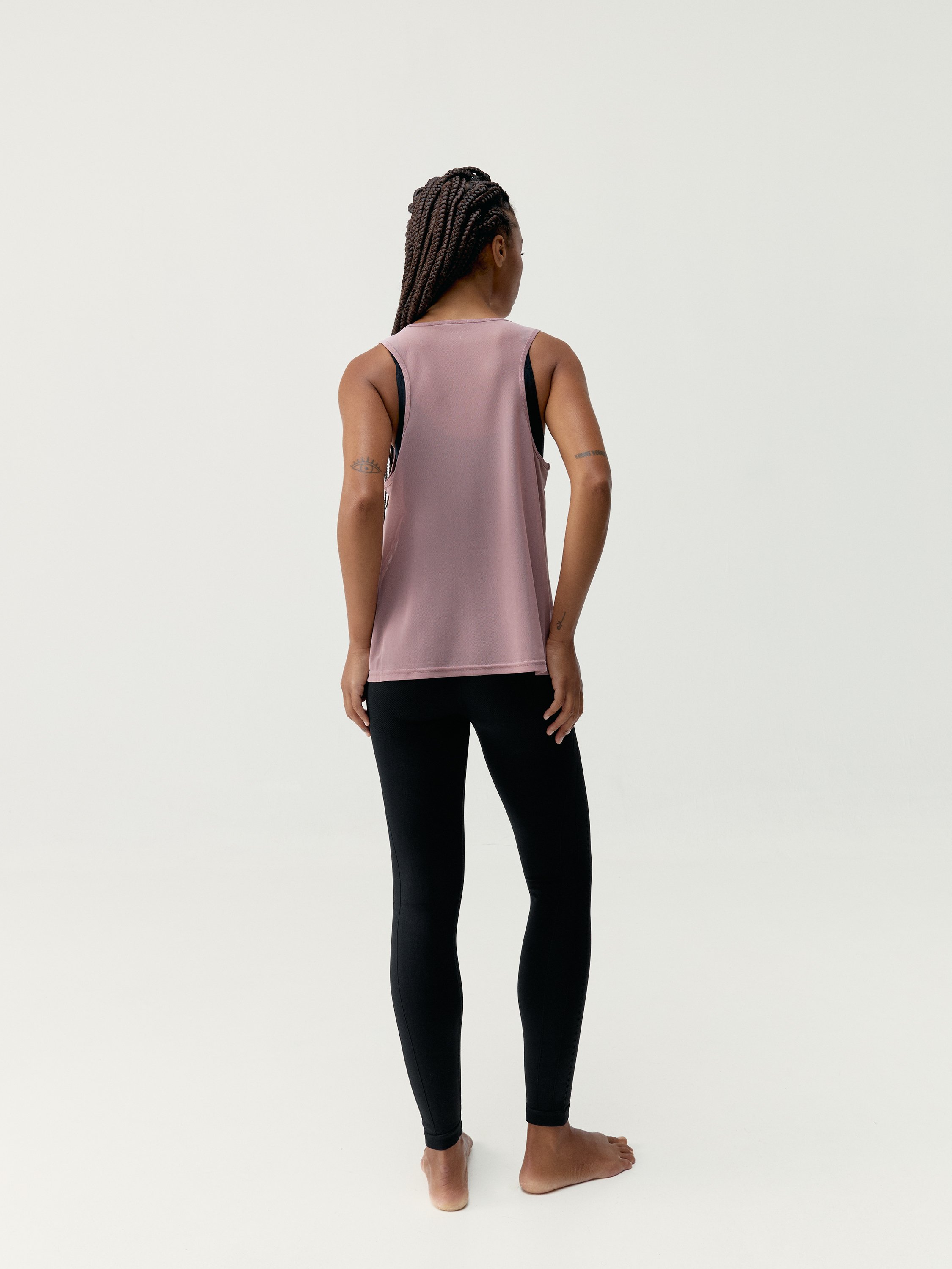 Transparent tank top BORN LIVING YOGA Pink