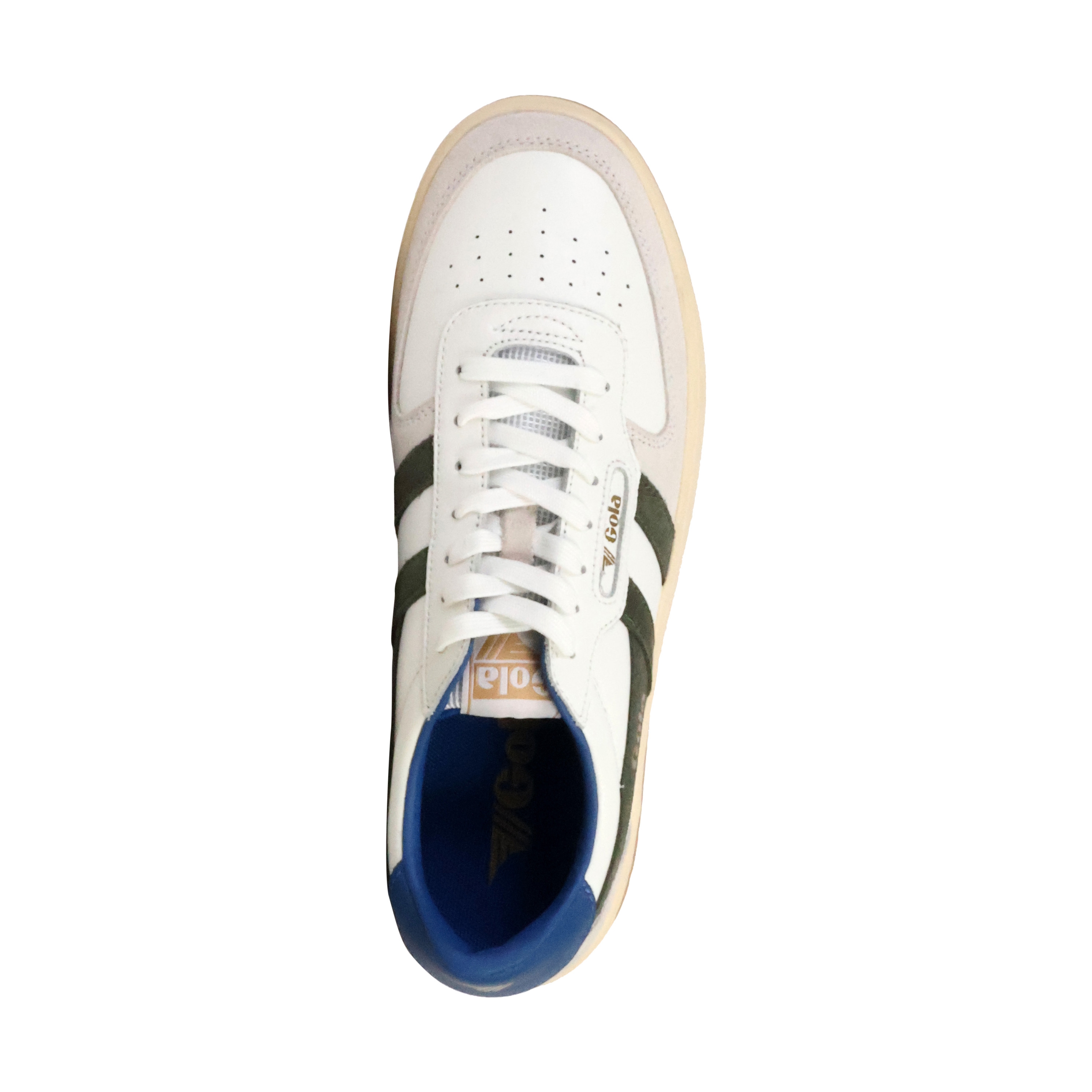 Leather hawk sneakers GOLA White