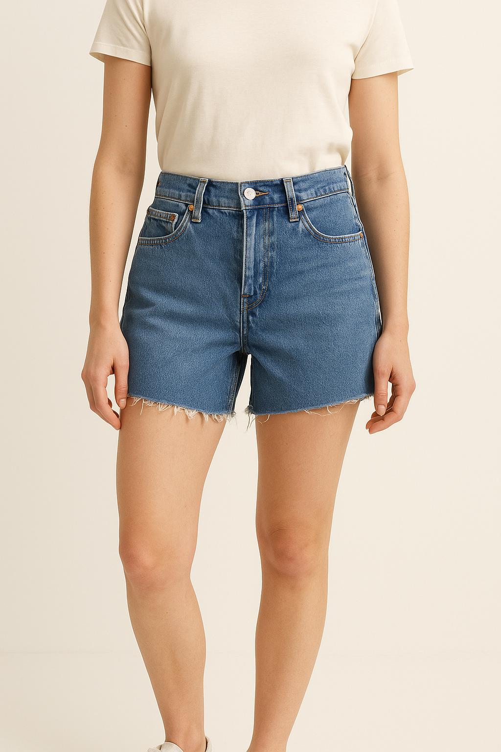 Alessia stretch cotton denim shorts LEVI'S - Seconde main Blue