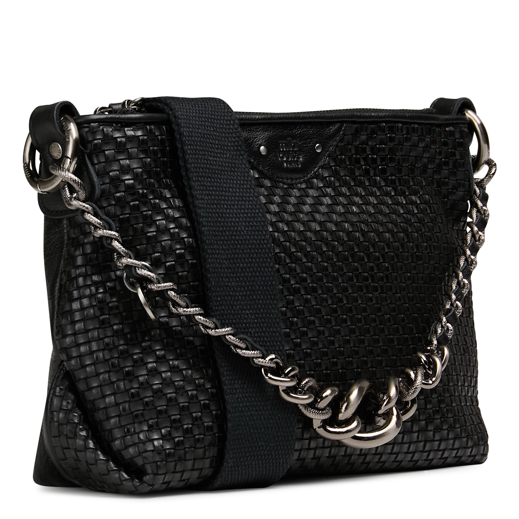 Brieftasche aus Leder MILA LOUISE Schwarz