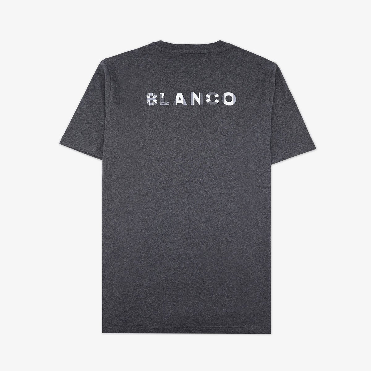 Short-sleeve printed back T-shirt SERGE BLANCO Grey
