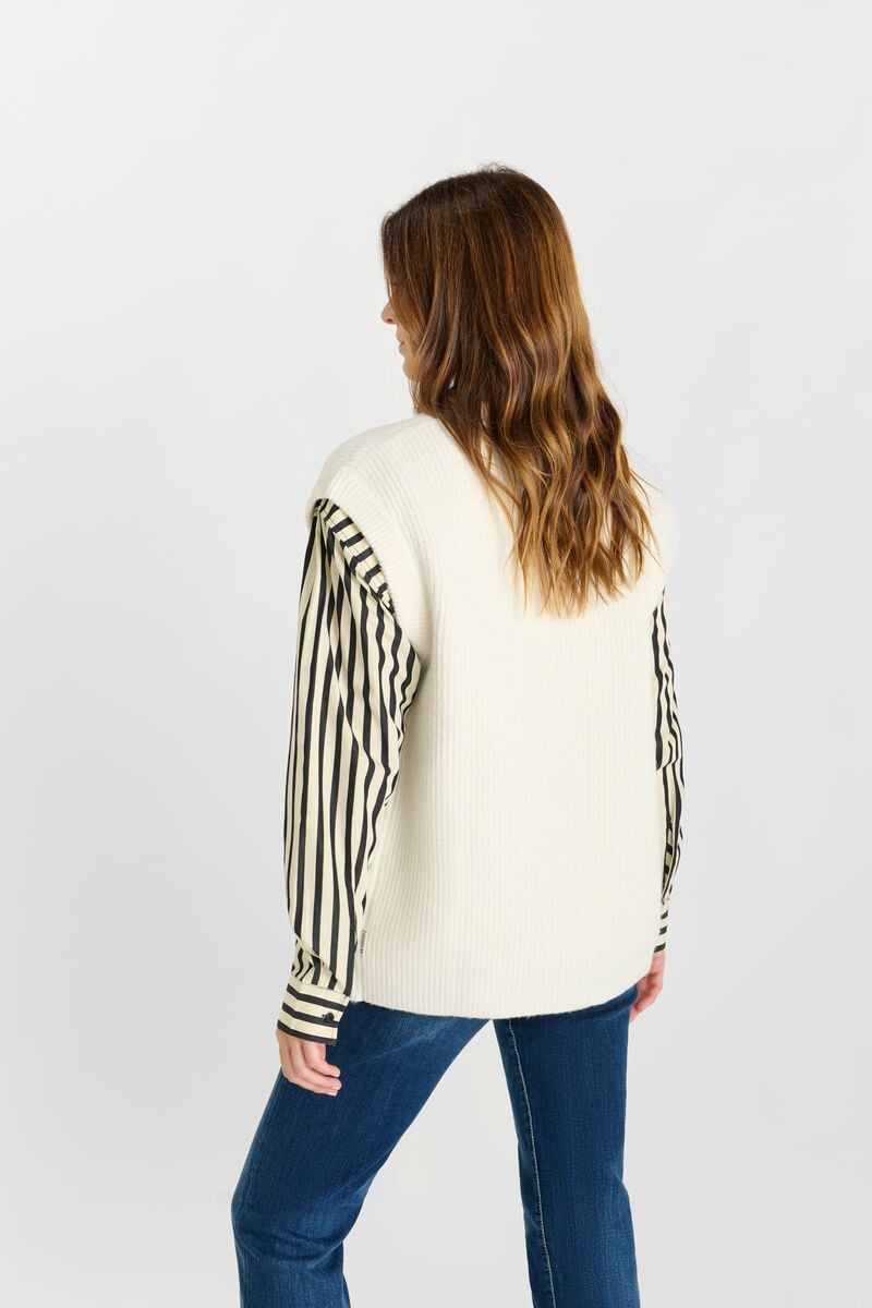 Cardigan LE TEMPS DES CERISES White