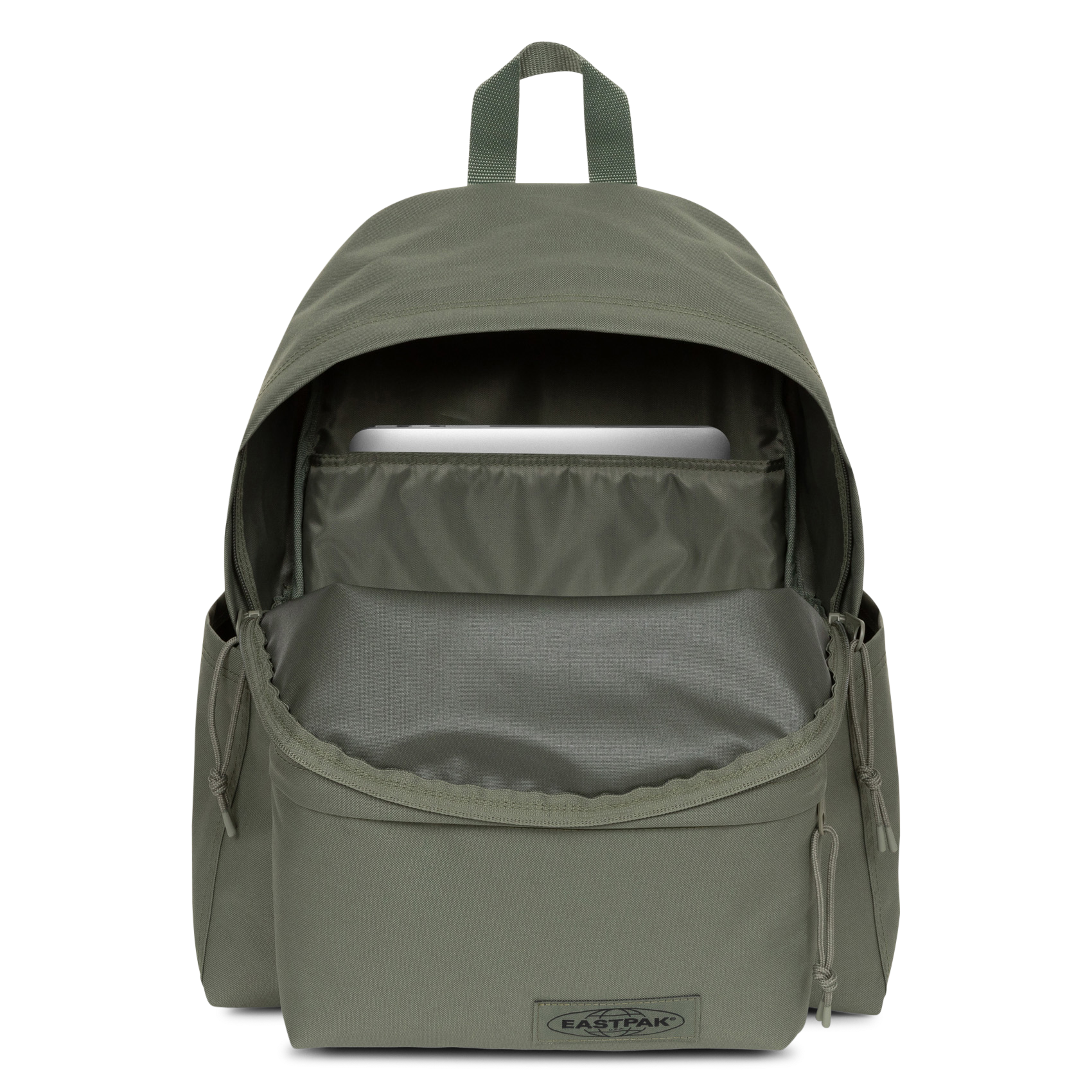 Einfarbiger Reißverschluss-Rucksack EASTPAK Khaki