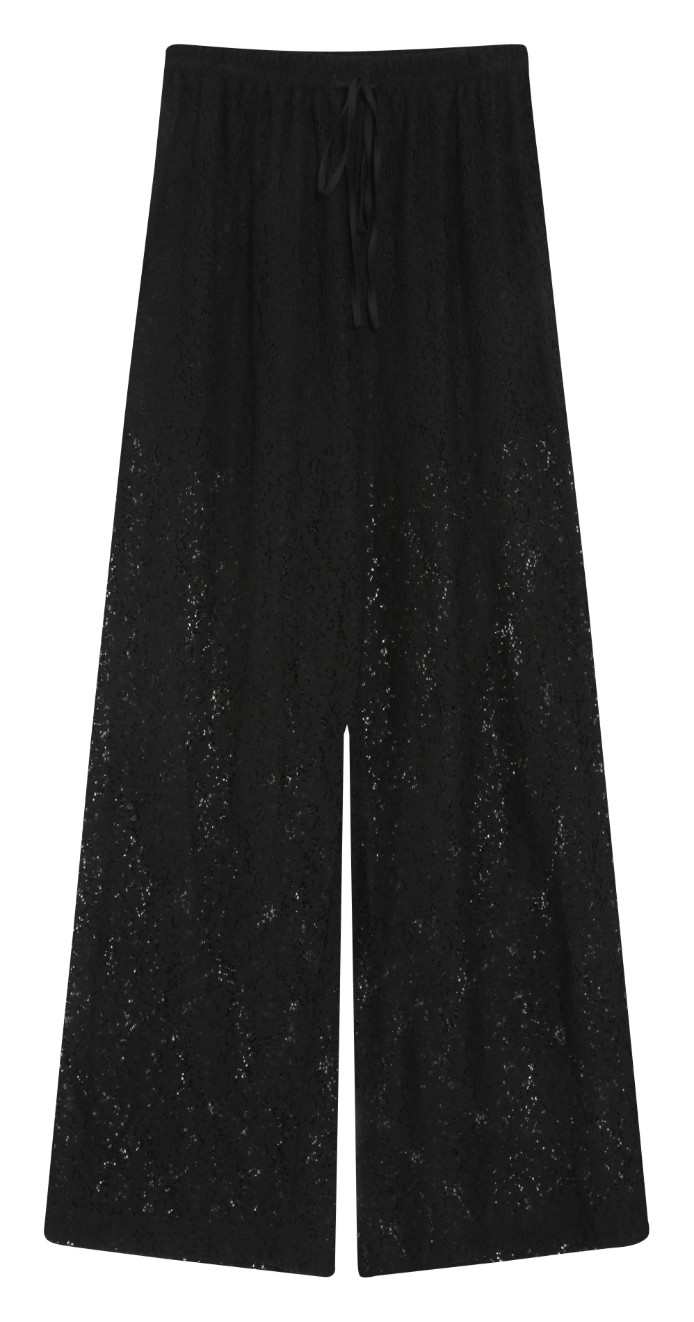 Wide-leg lace pants GRACE ET MILA Black
