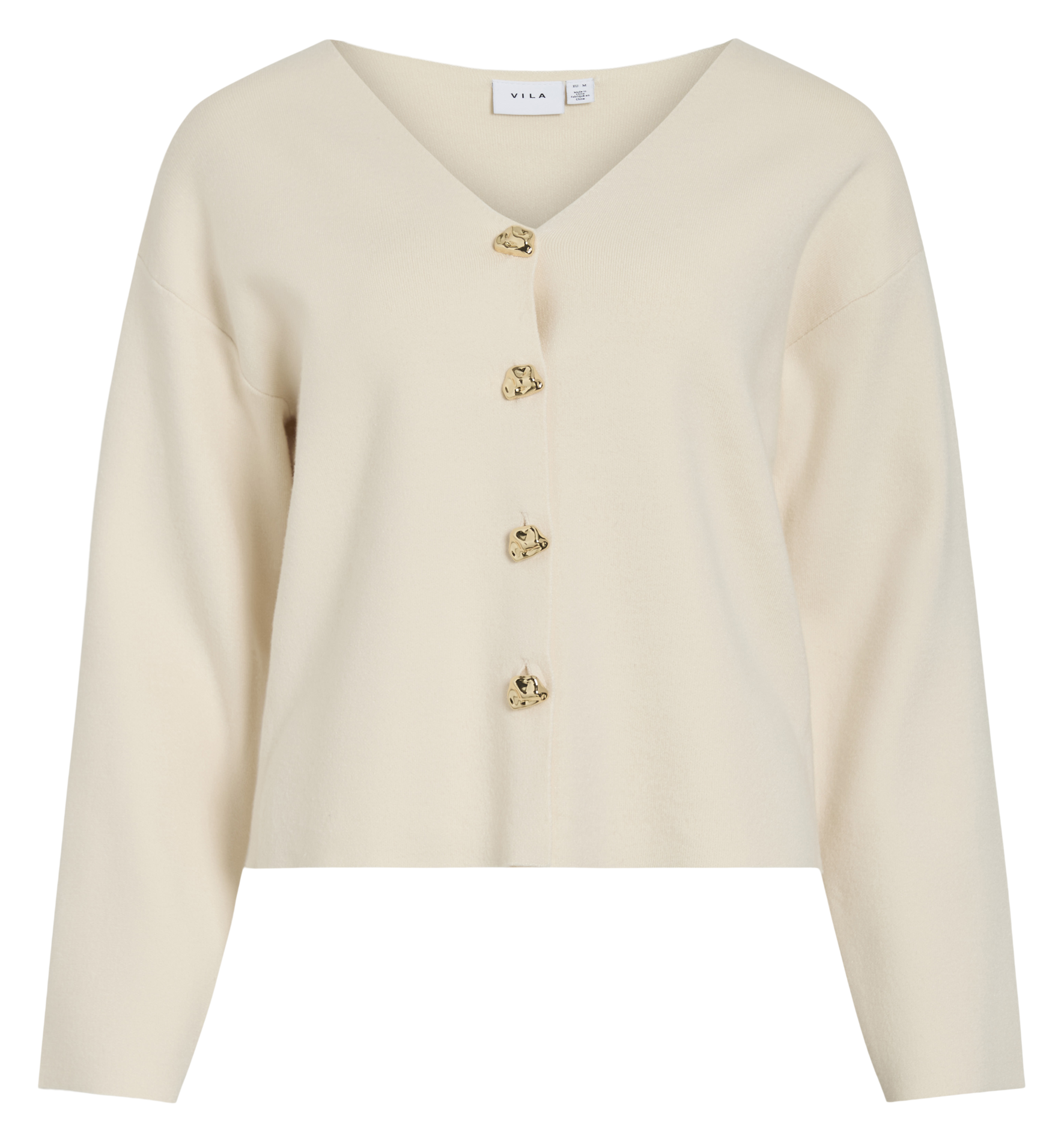 Chemise col classique VILA Beige