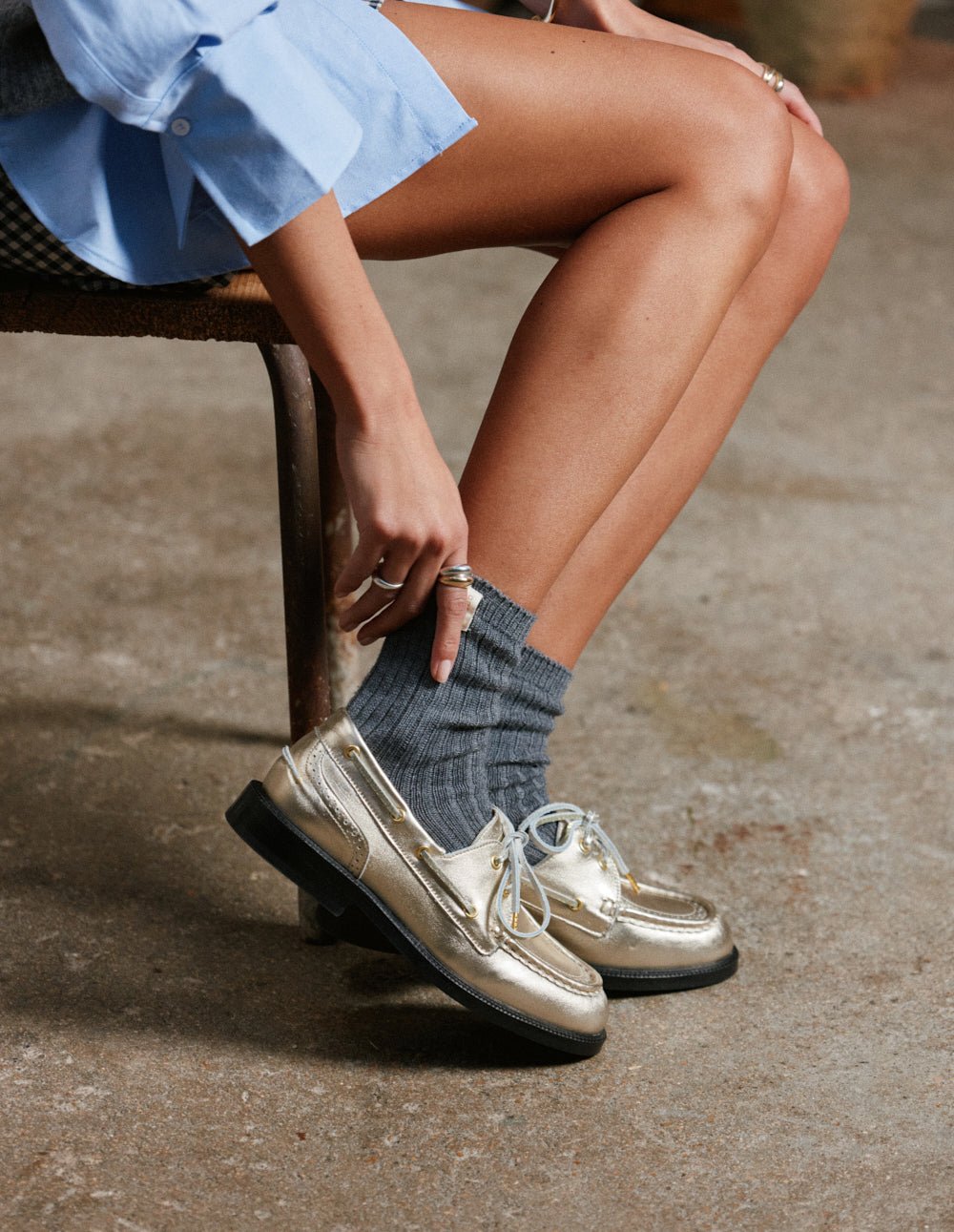 Derby shoes ODAJE Golden