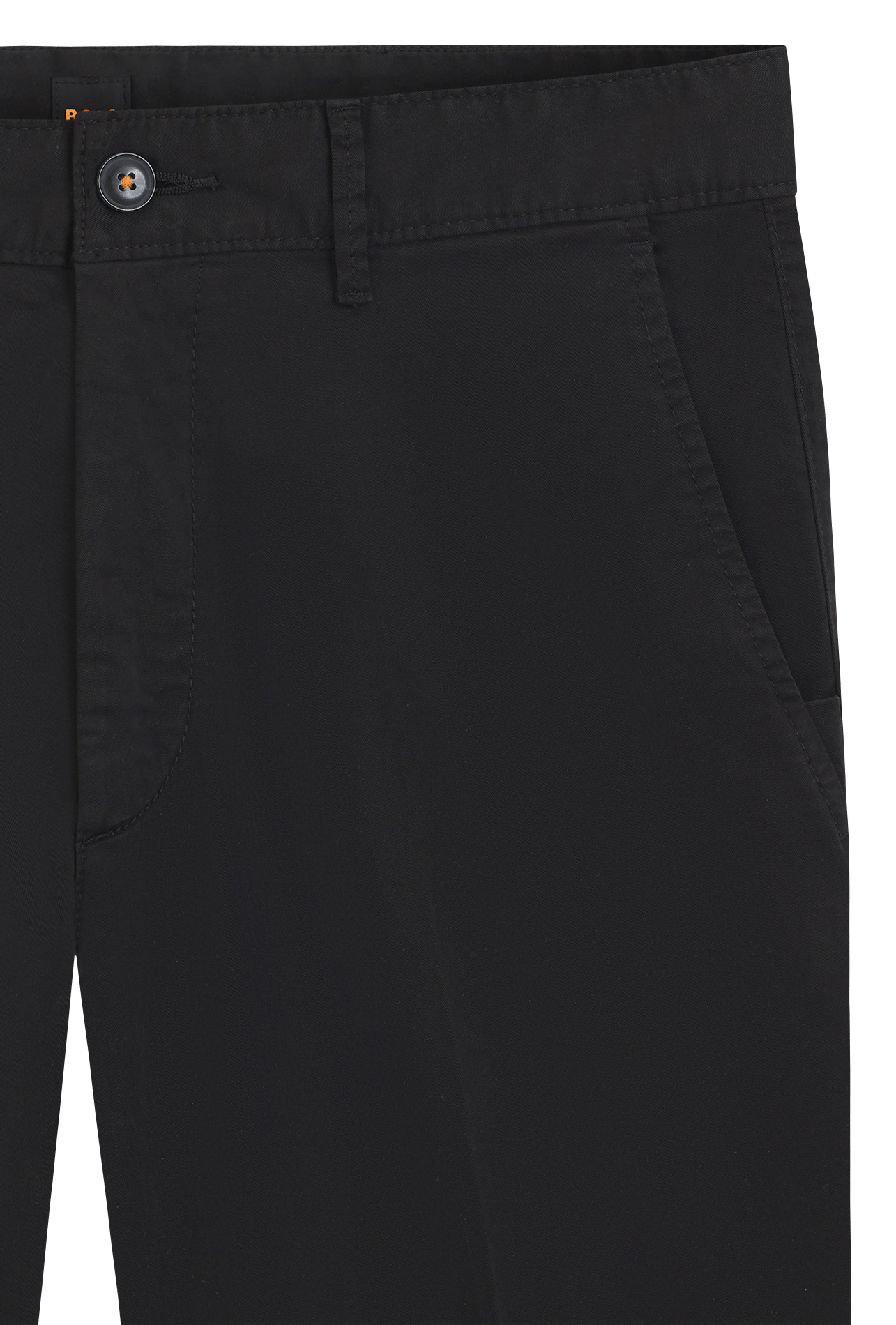 Straight cotton-blend shorts BOSS Black