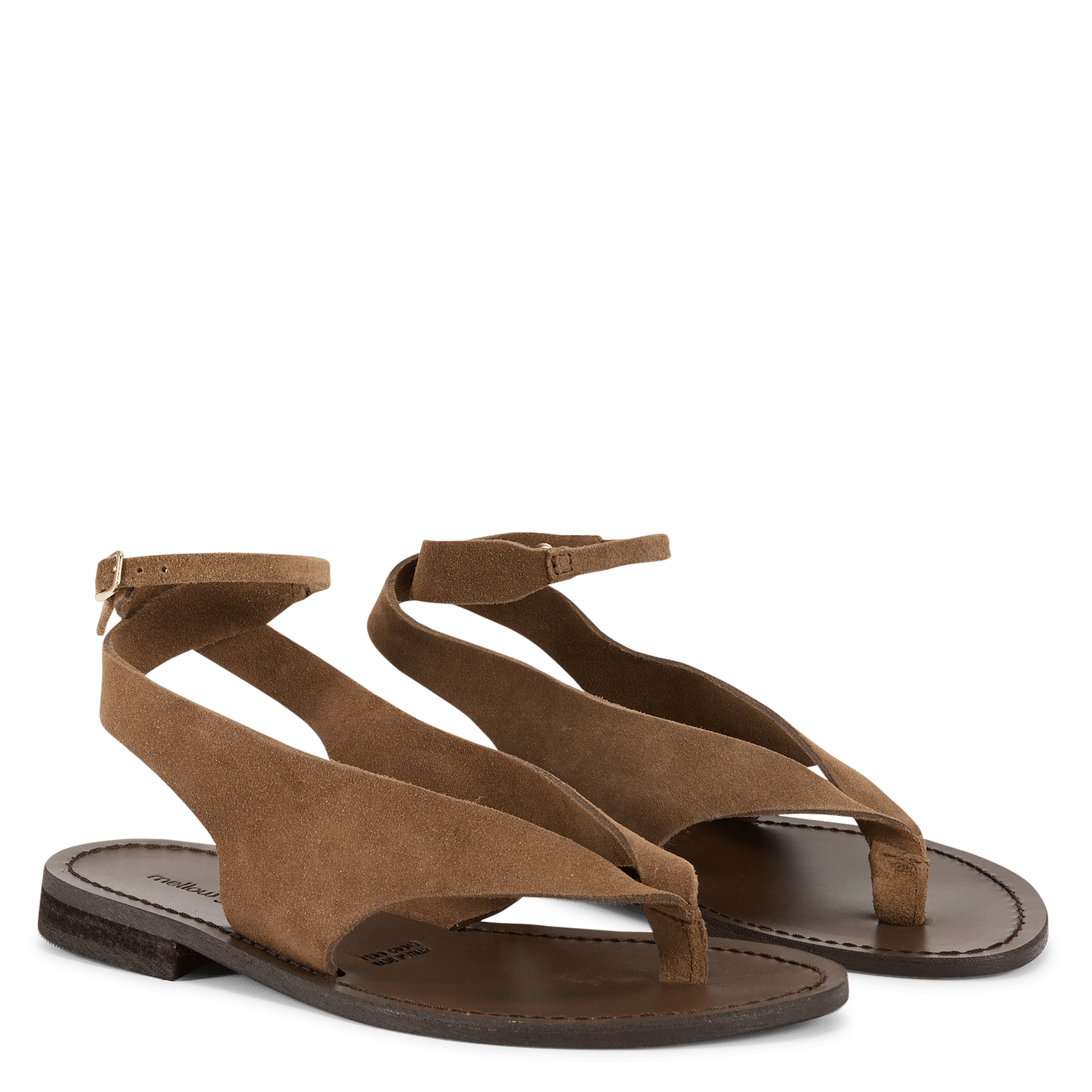 Alpargatas de piel planas MELLOW YELLOW Marron