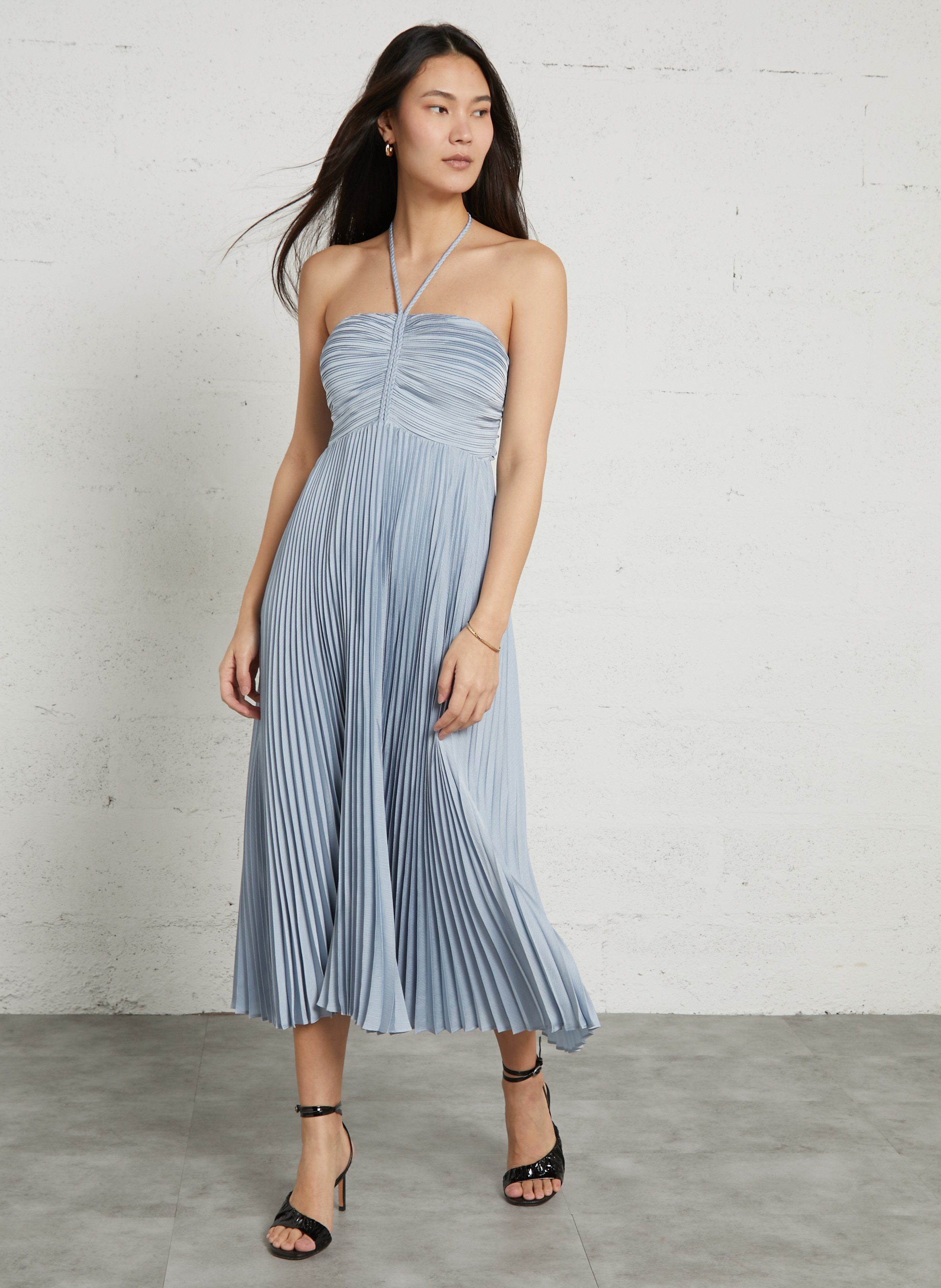 Bustier midi dress MAISON 123 Blue