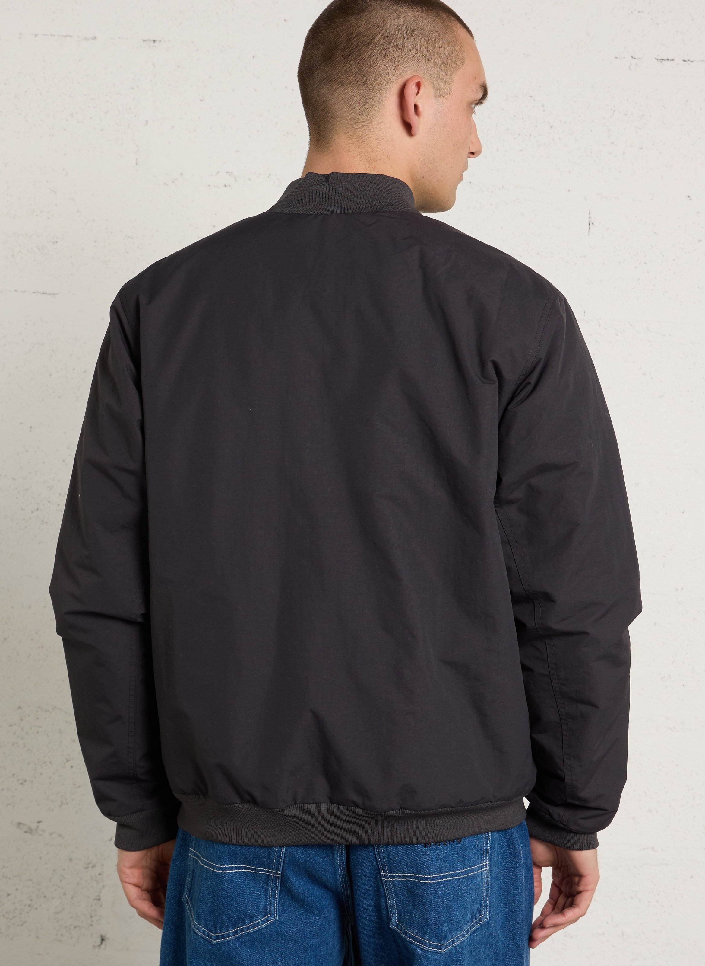 Solid Oversized Zip-up Jacket PATAGONIA Grey