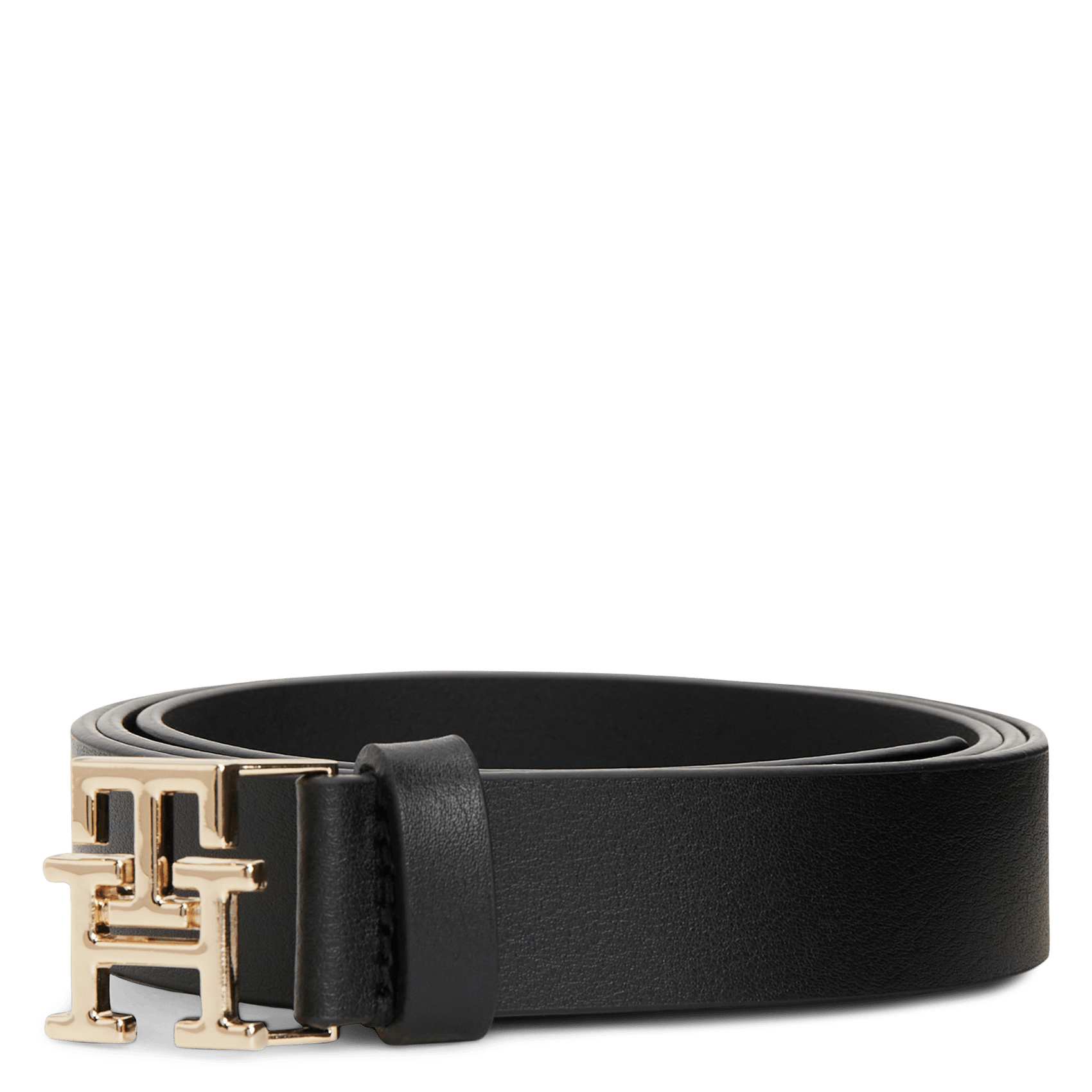 Leren ceintuur TOMMY HILFIGER Zwart