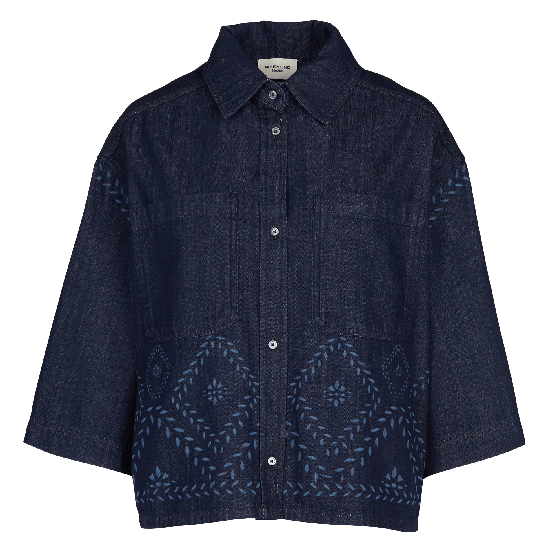 Loose-fit cotton shirt MAX MARA WEEK END Blue