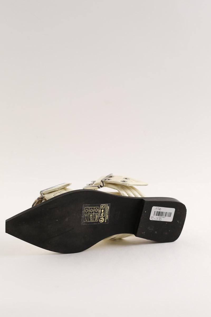 Ballet pumps GANNI - Seconde Main White