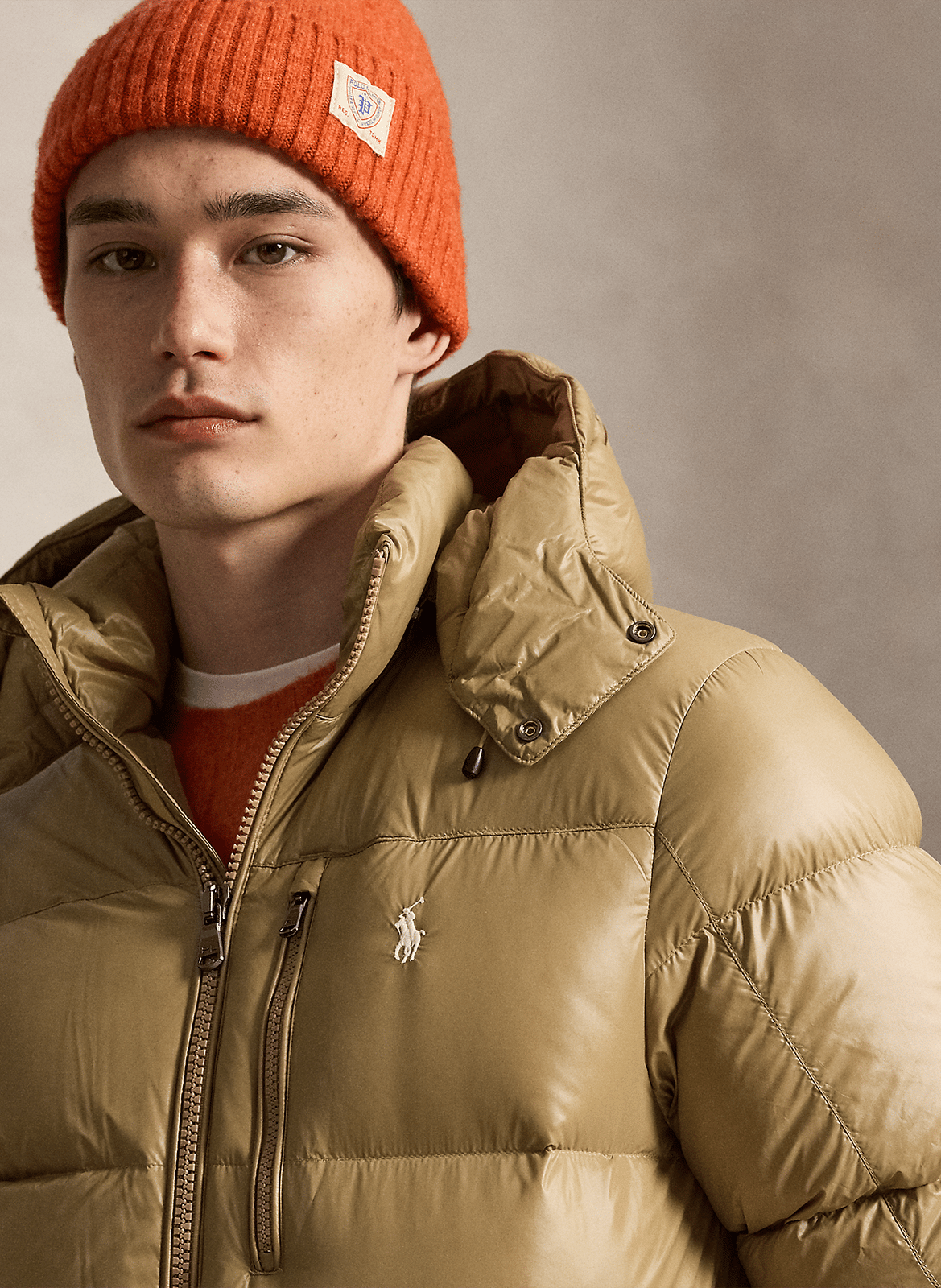 Bodywarmer met opstaande kraag  POLO RALPH LAUREN Beige