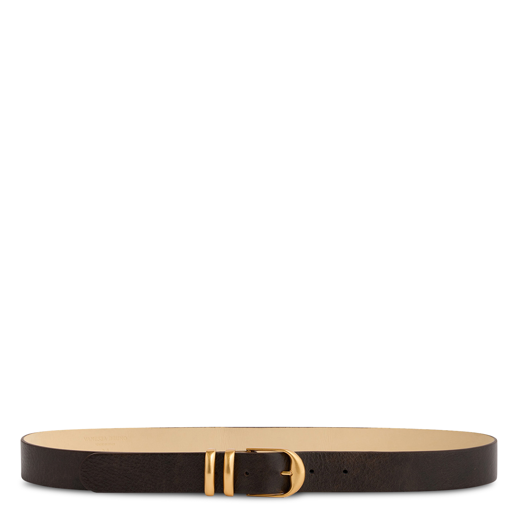 Leather belt VANESSA BRUNO Brown