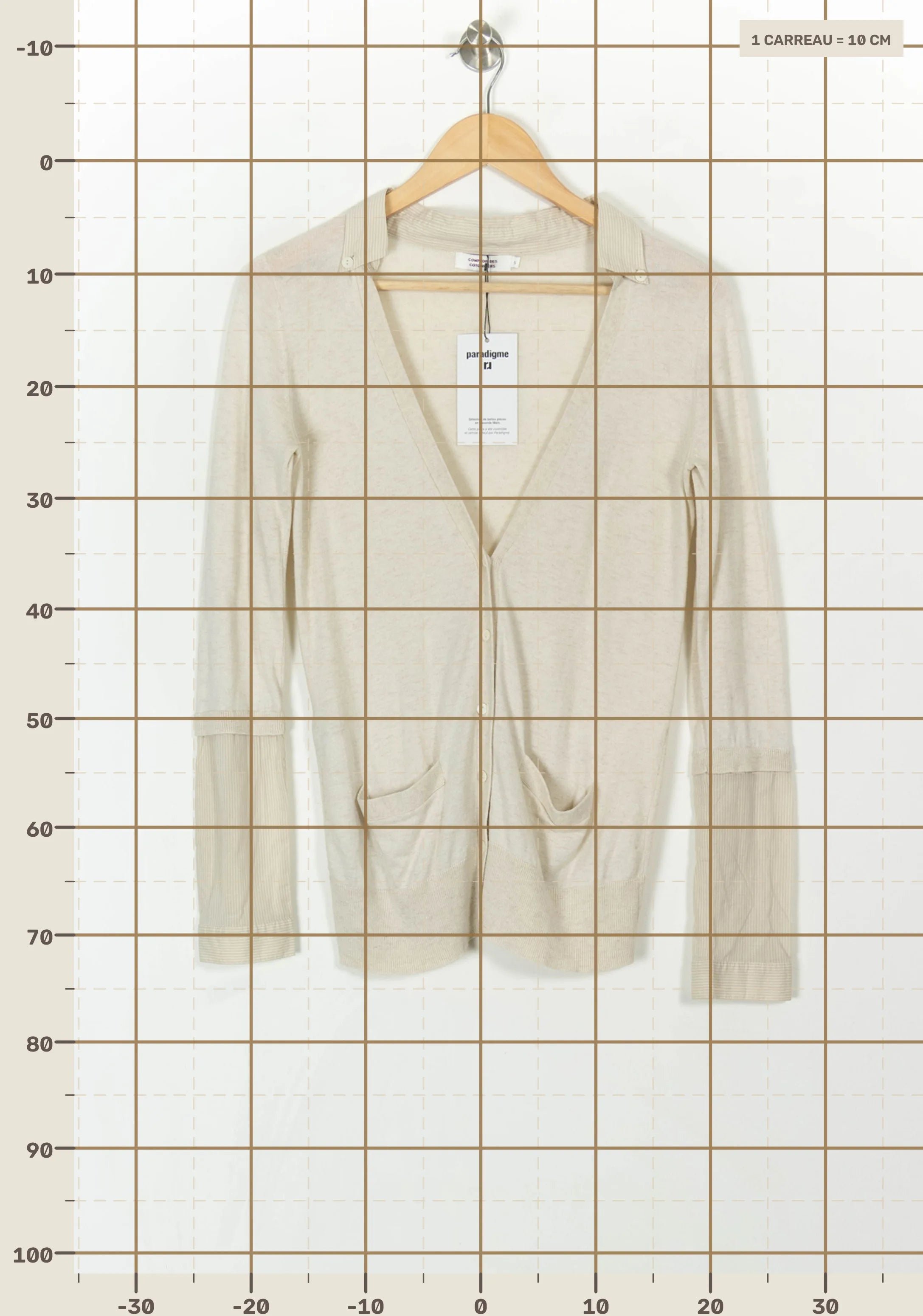 Cardigan COMPTOIR DES COTONNIERS - Seconde main Beige