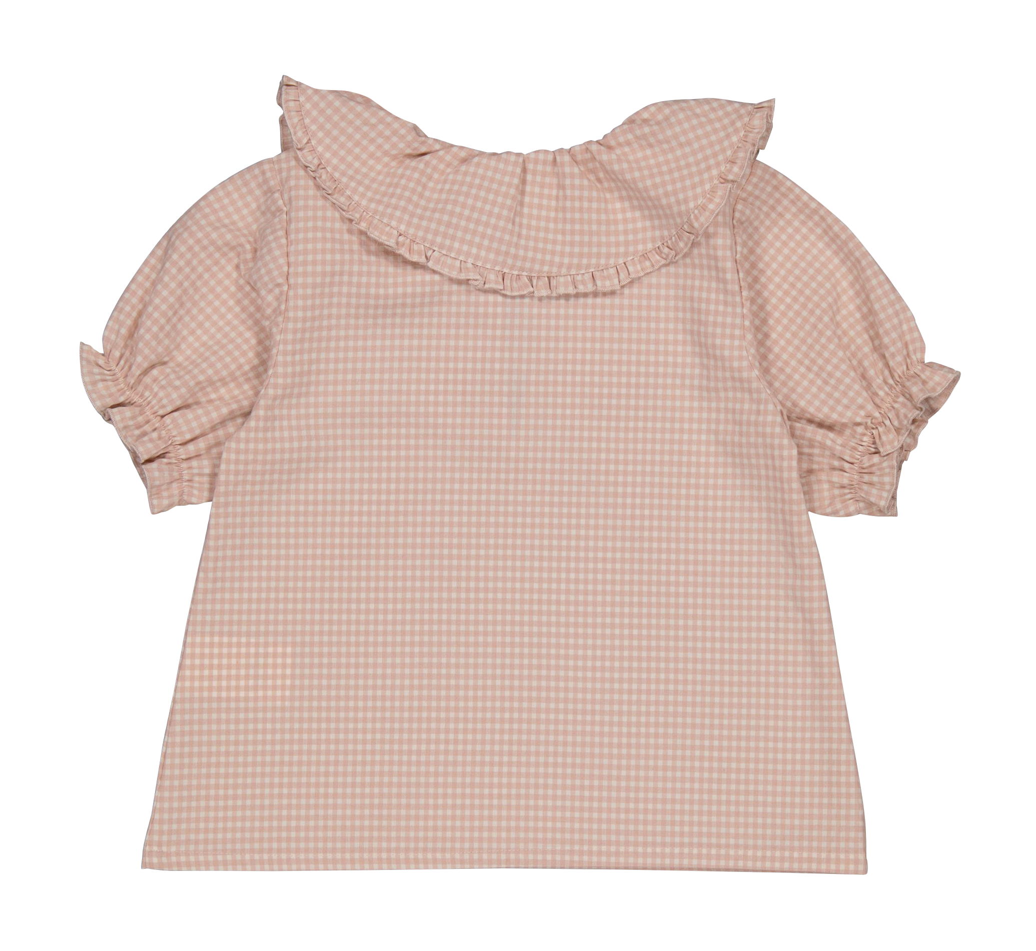 Blouse vichy en coton mélangé  PETITE LUCETTE Rose