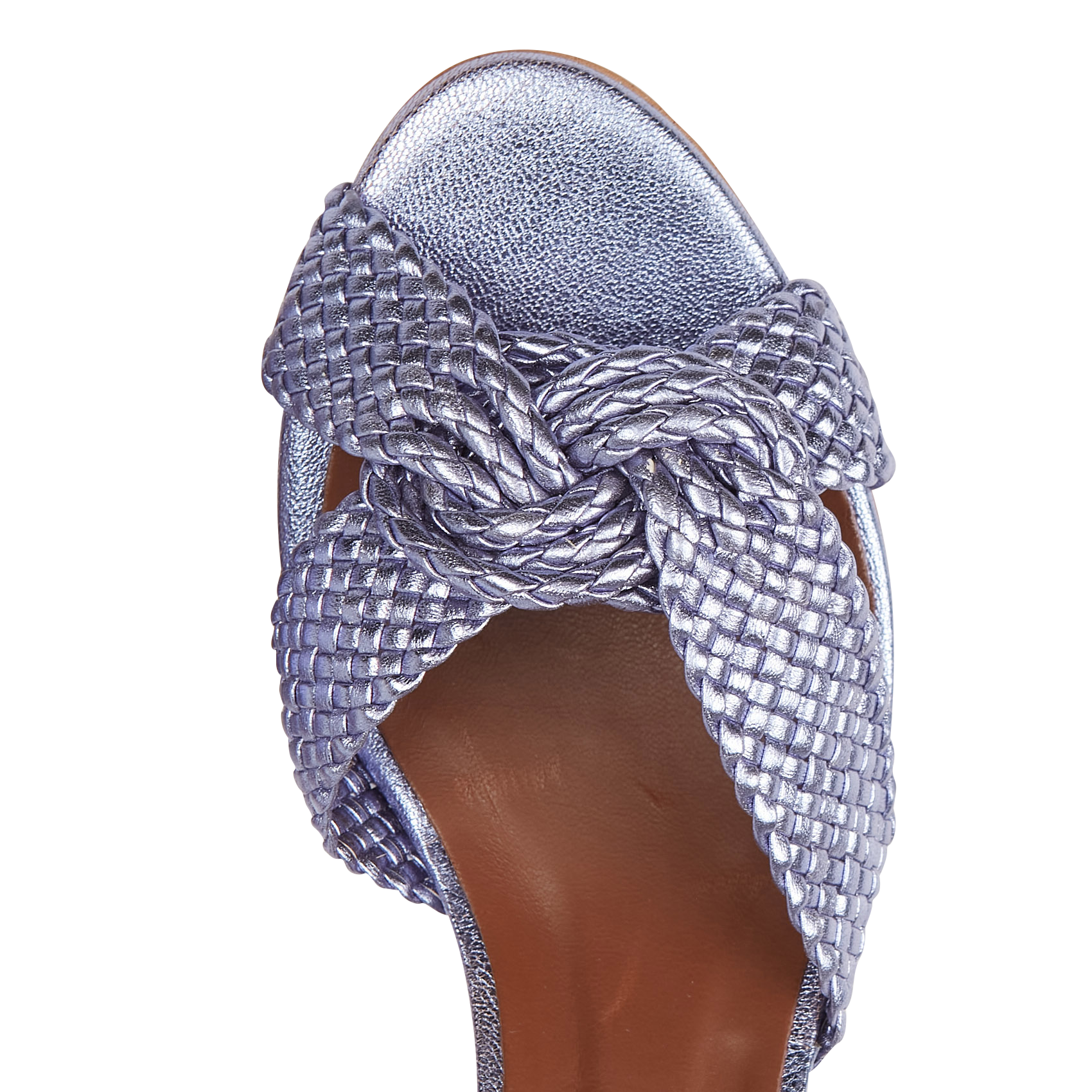 Sandales à talon en cuir ANONYMOUS COPENHAGEN Violet