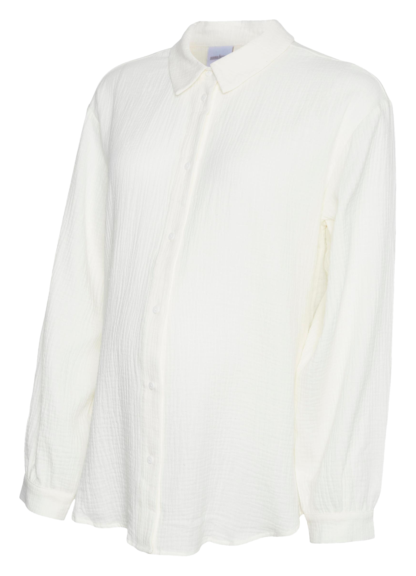 Chemise droite en coton texturé MAMALICIOUS