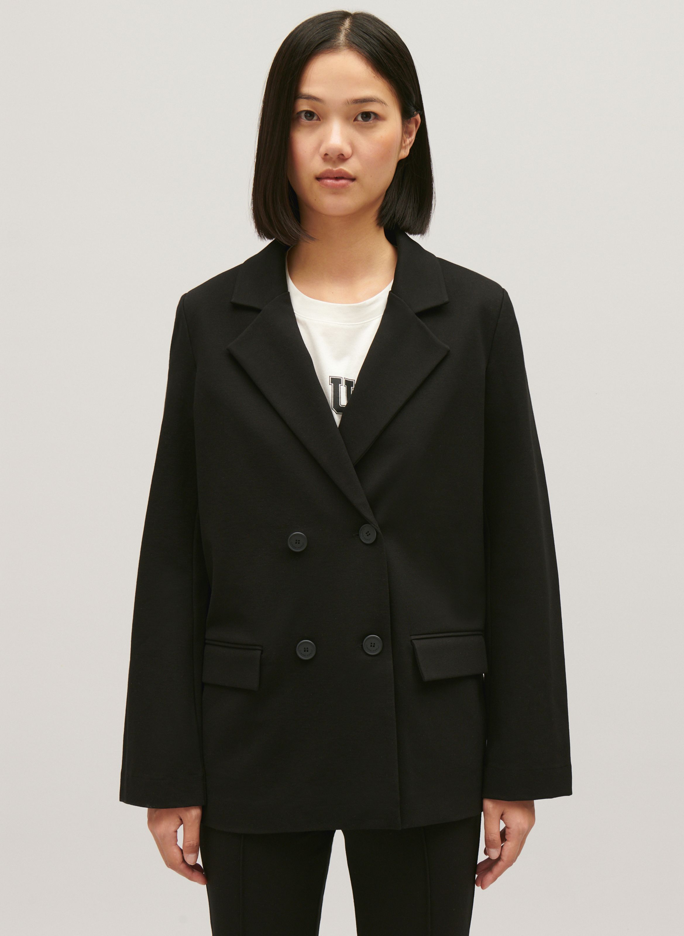 Veste Tailleur Droite Noir Claudie Pierlot Femme Place des