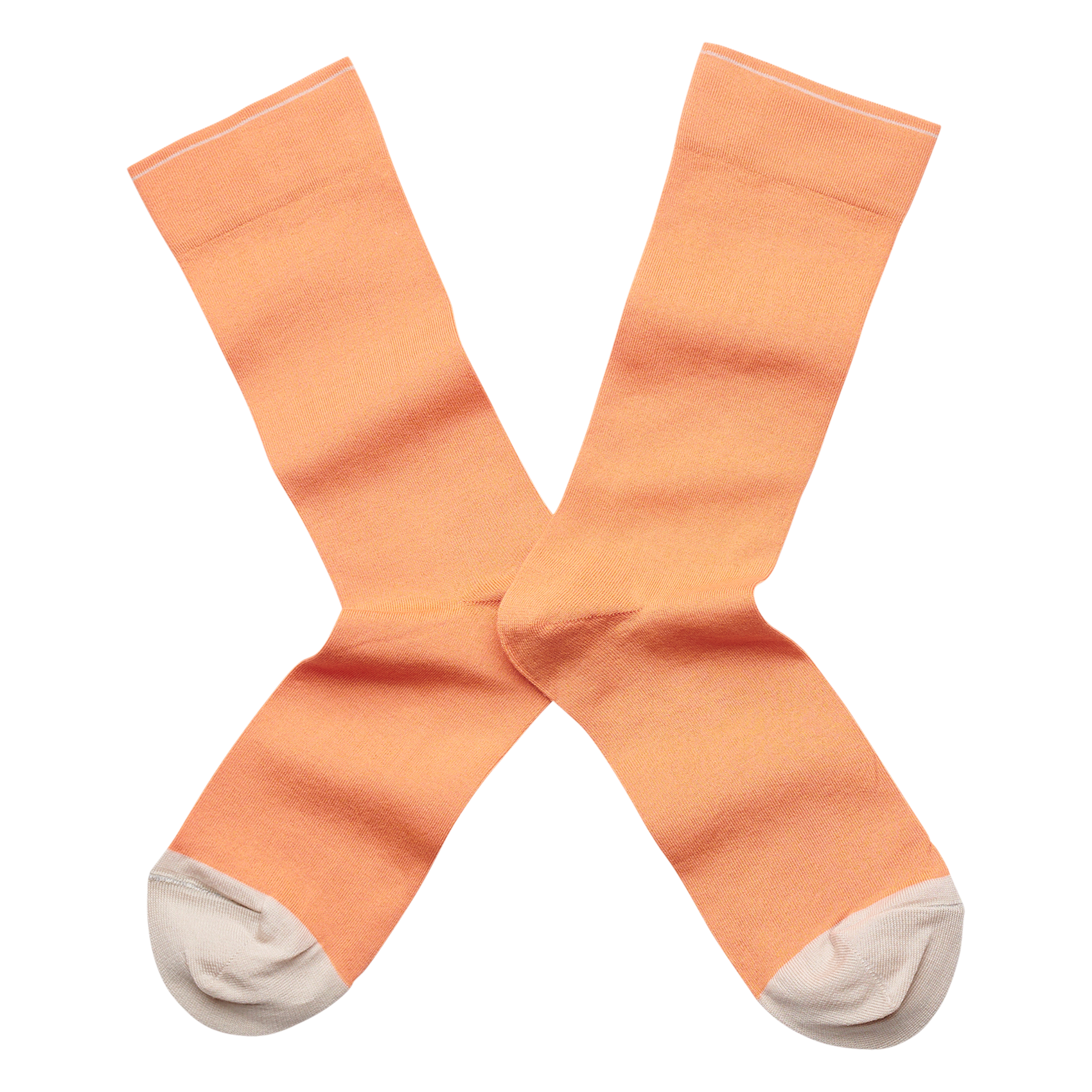 Chaussettes hautes en coton mélangé BONNE MAISON Orange