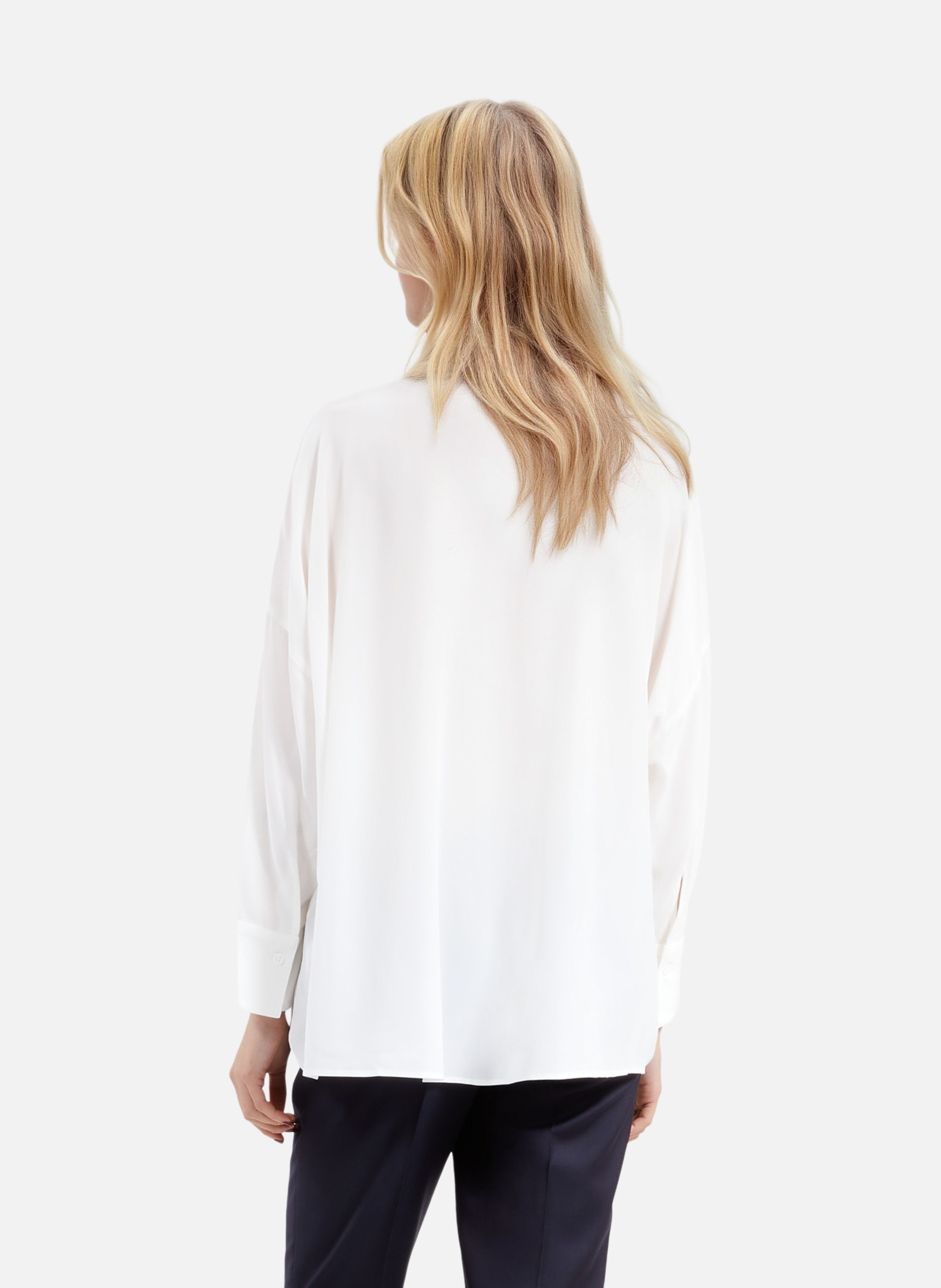Oversized washed silk shirt THE KOOPLES White