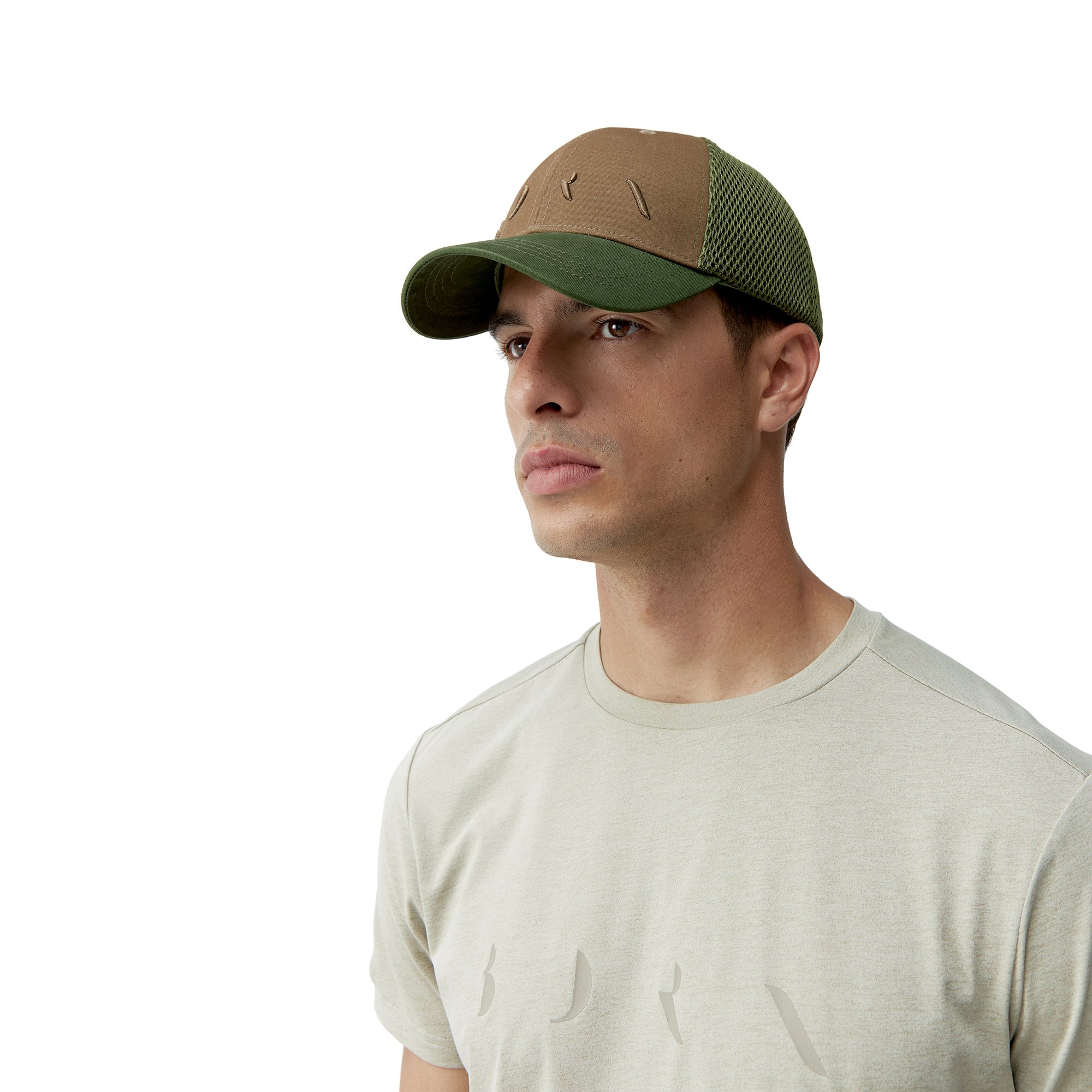 Cap with logo on the front BORN LIVING YOGA Green